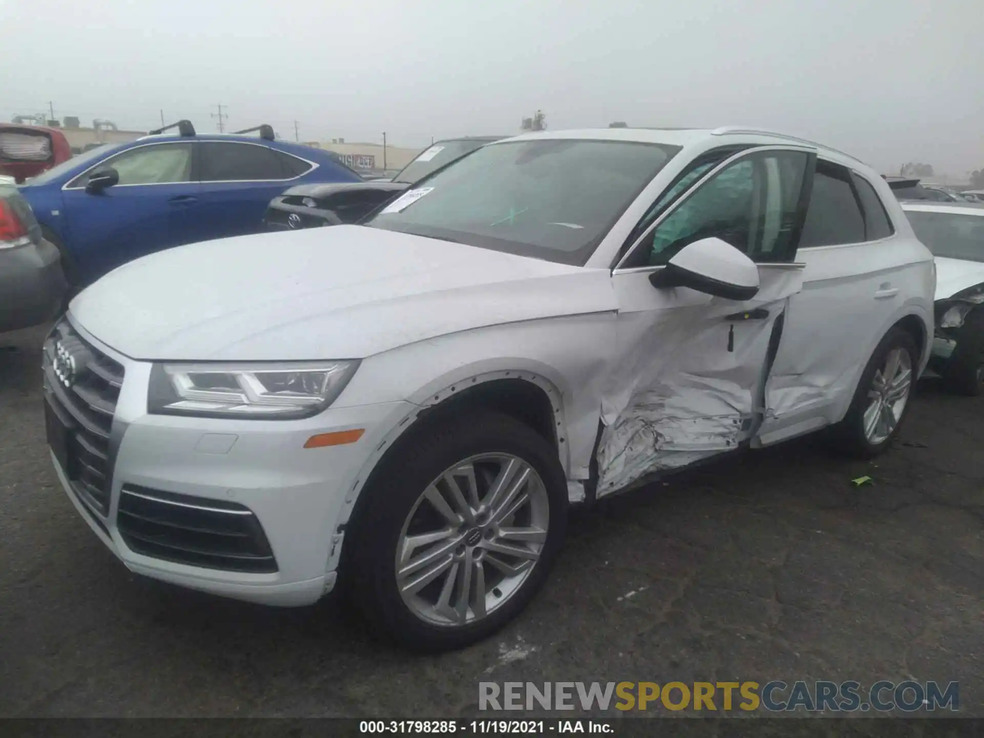 2 Photograph of a damaged car WA1BNAFY7K2036041 AUDI Q5 2019