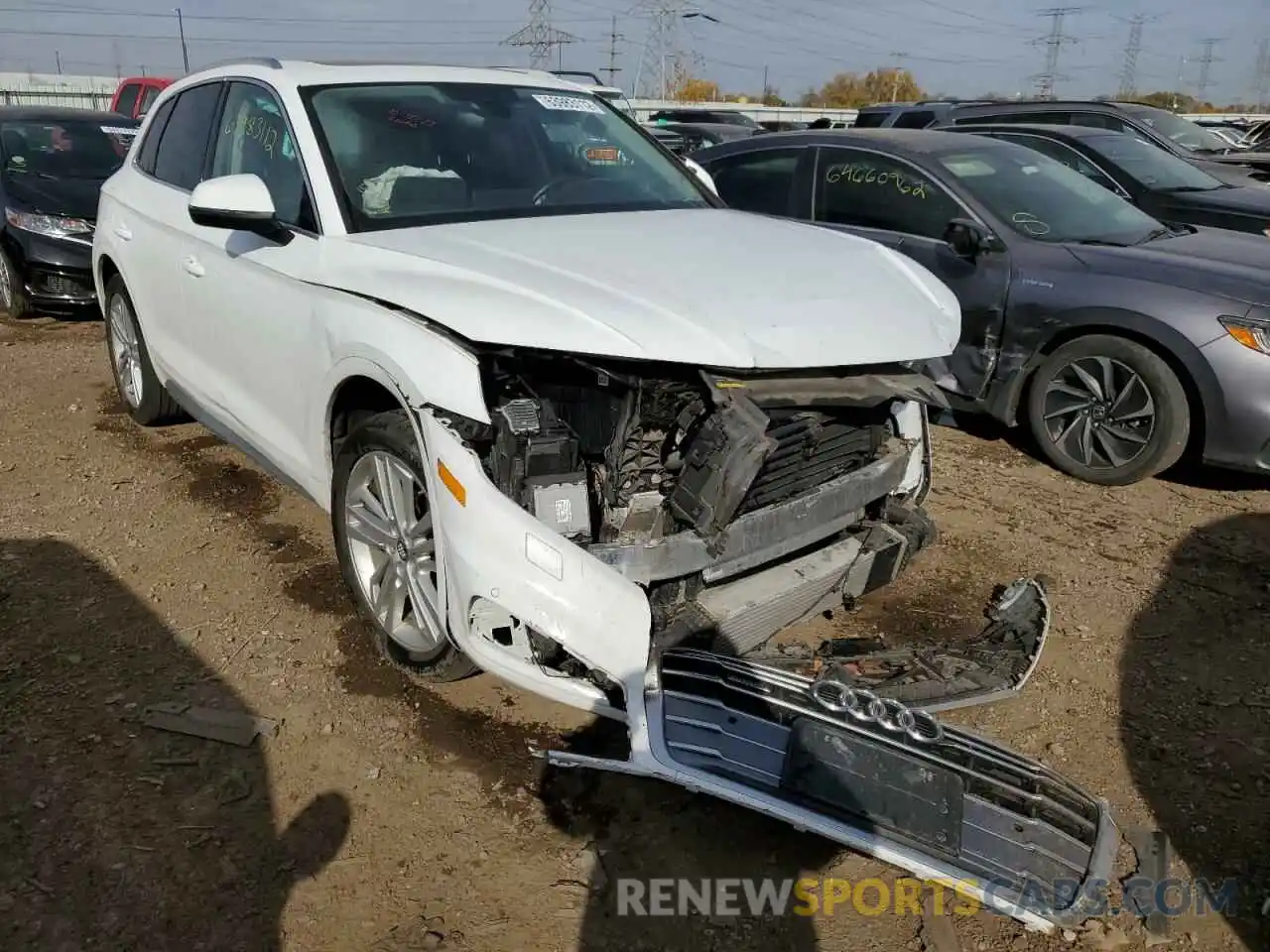 1 Photograph of a damaged car WA1BNAFY7K2080928 AUDI Q5 2019