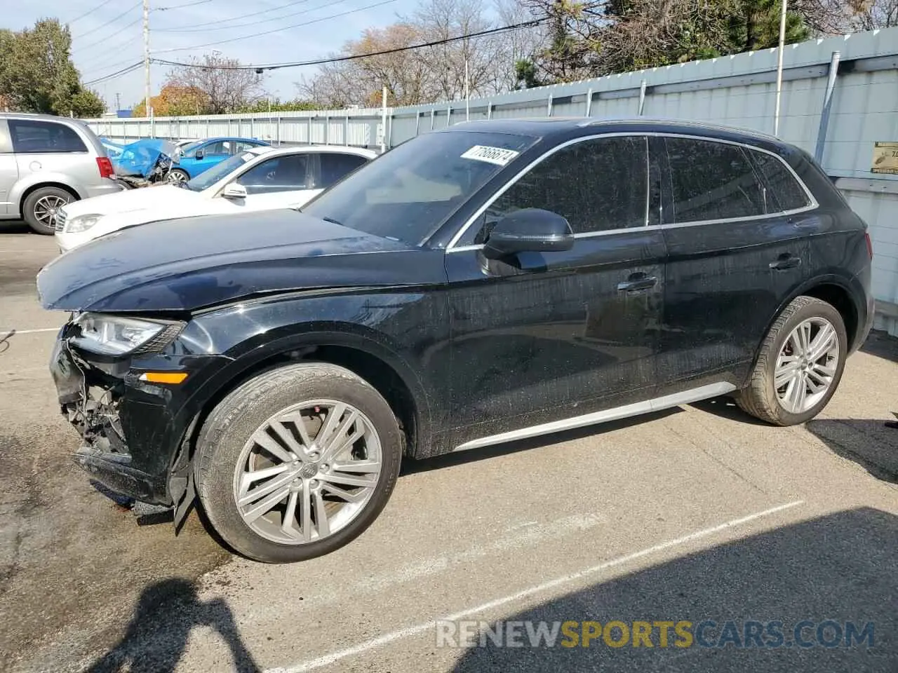 1 Photograph of a damaged car WA1BNAFY8K2047260 AUDI Q5 2019