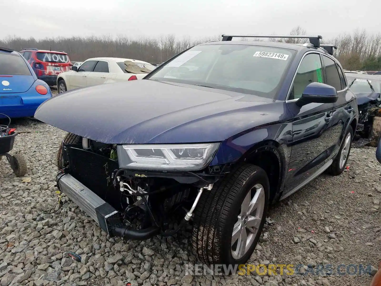 2 Photograph of a damaged car WA1BNAFY8K2049445 AUDI Q5 2019