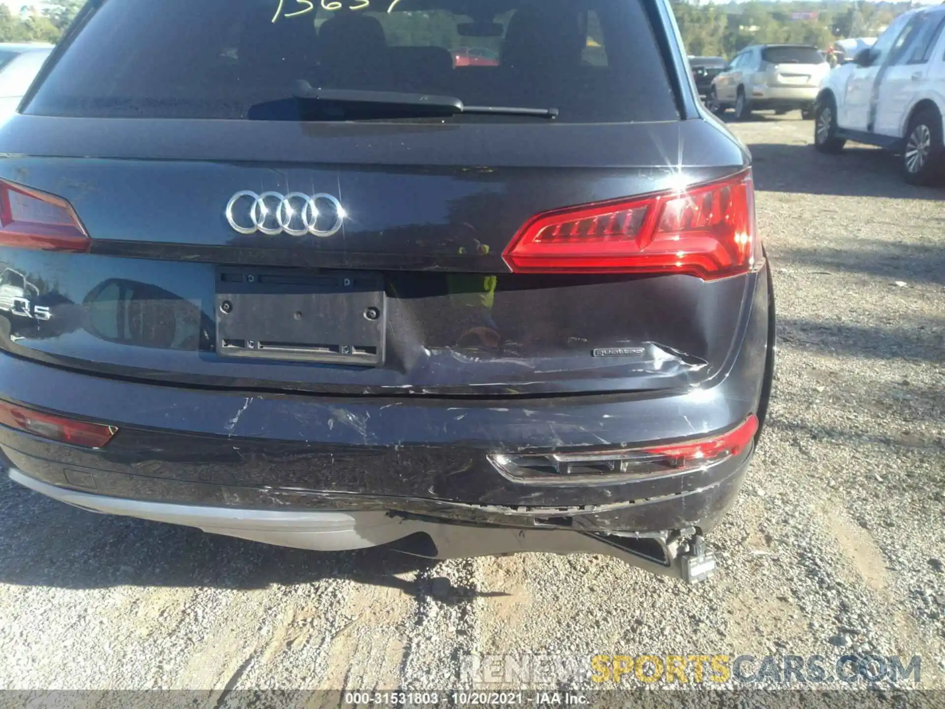 6 Photograph of a damaged car WA1BNAFY8K2066097 AUDI Q5 2019