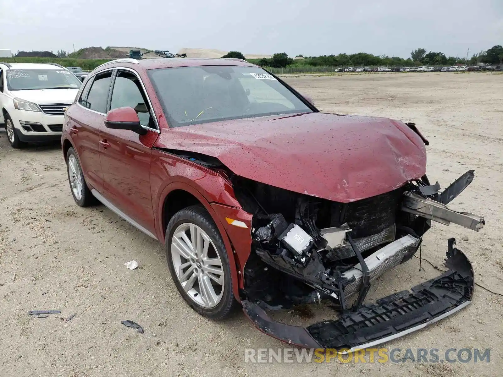 1 Photograph of a damaged car WA1BNAFY8K2075382 AUDI Q5 2019