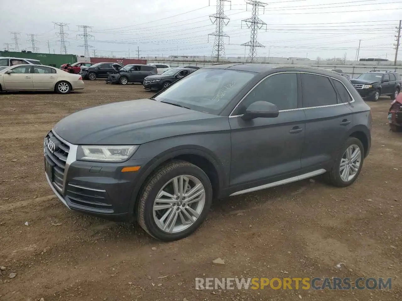 1 Photograph of a damaged car WA1BNAFY8K2104377 AUDI Q5 2019
