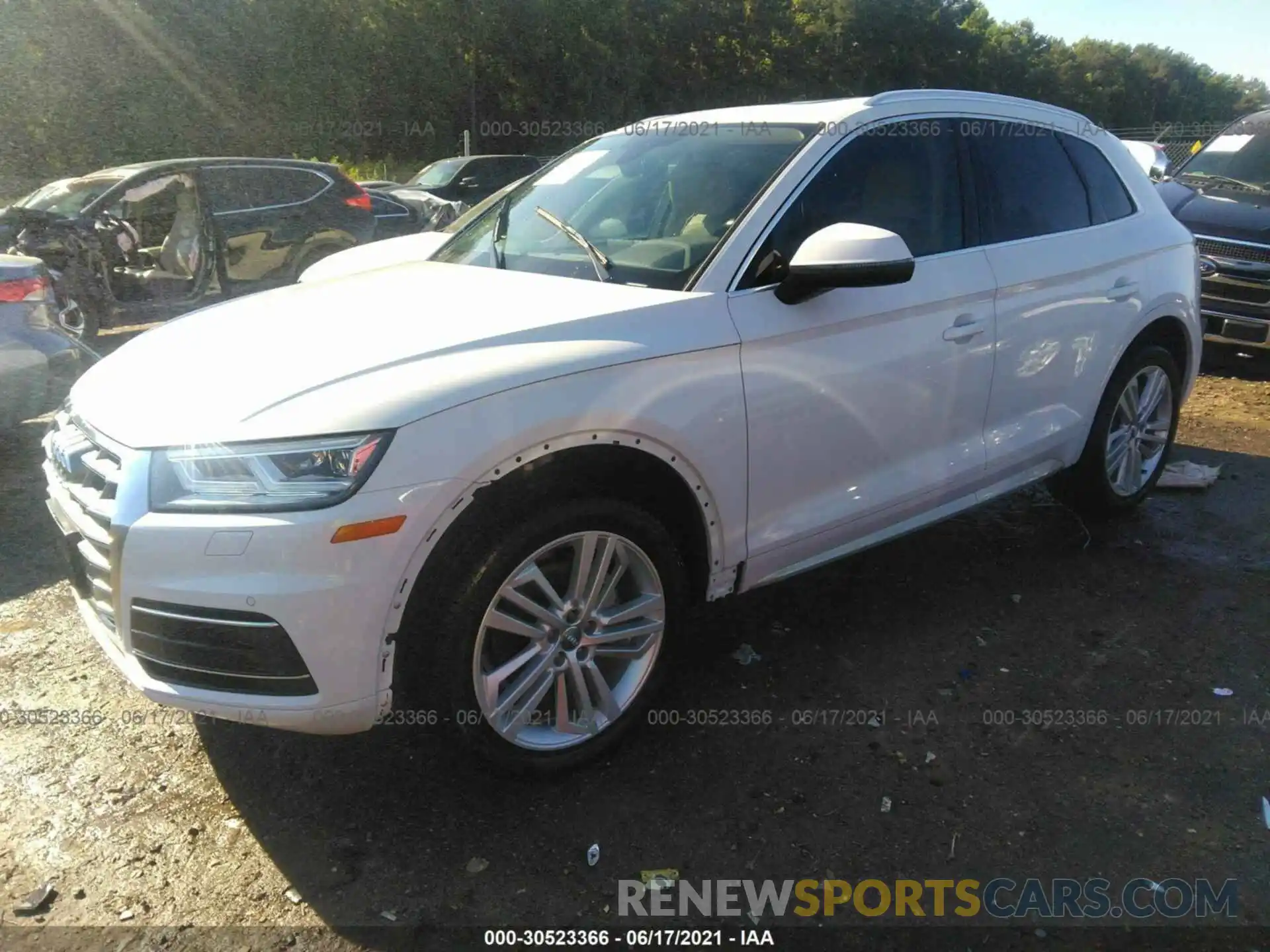 2 Photograph of a damaged car WA1BNAFY8K2136505 AUDI Q5 2019