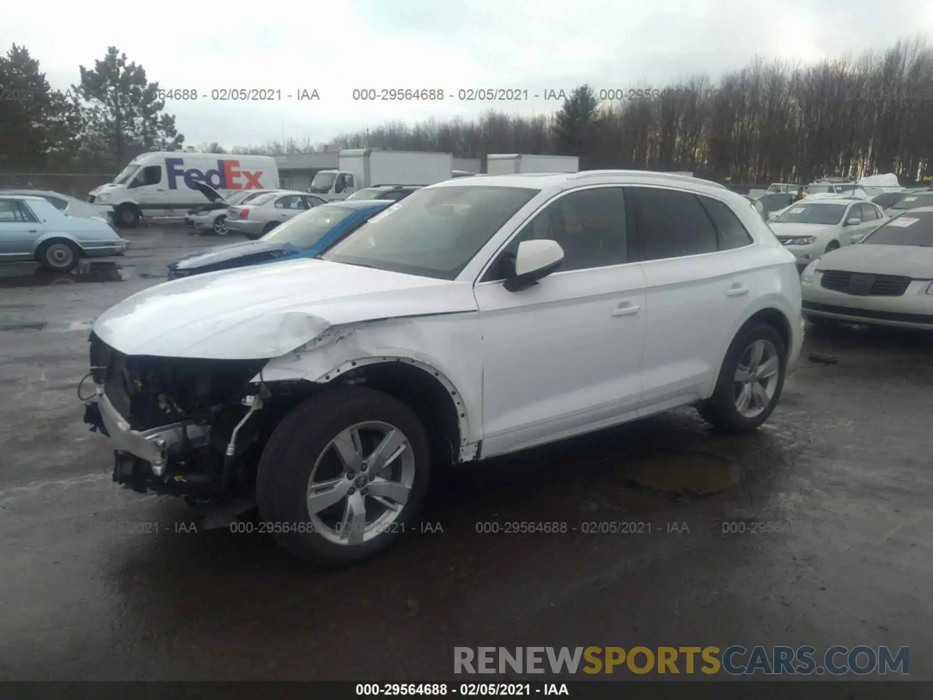 2 Photograph of a damaged car WA1BNAFY8K2141610 AUDI Q5 2019