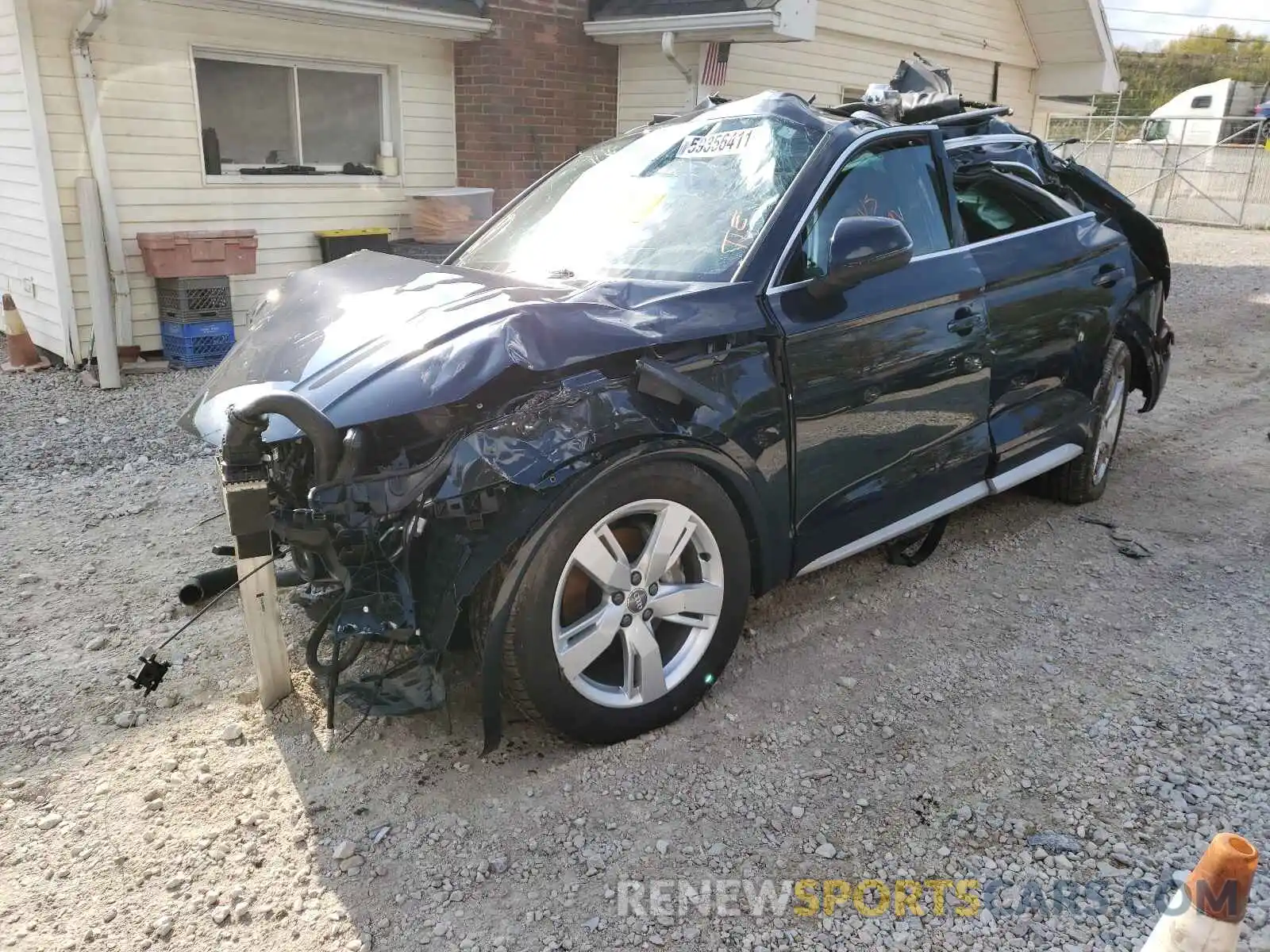 2 Photograph of a damaged car WA1BNAFY9K2134200 AUDI Q5 2019