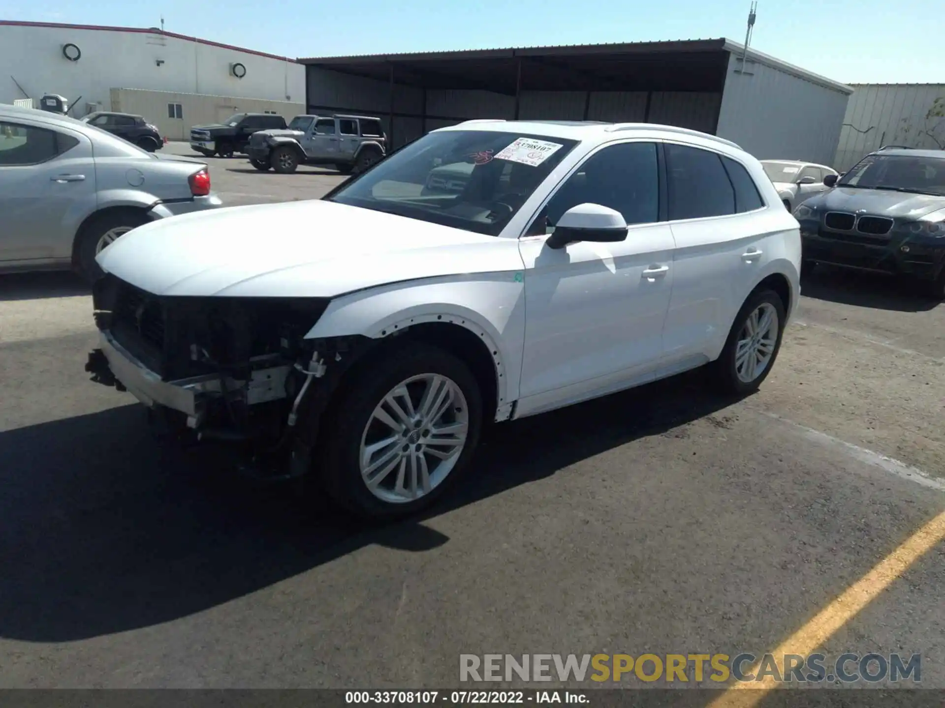 2 Photograph of a damaged car WA1BNAFYXK2143164 AUDI Q5 2019