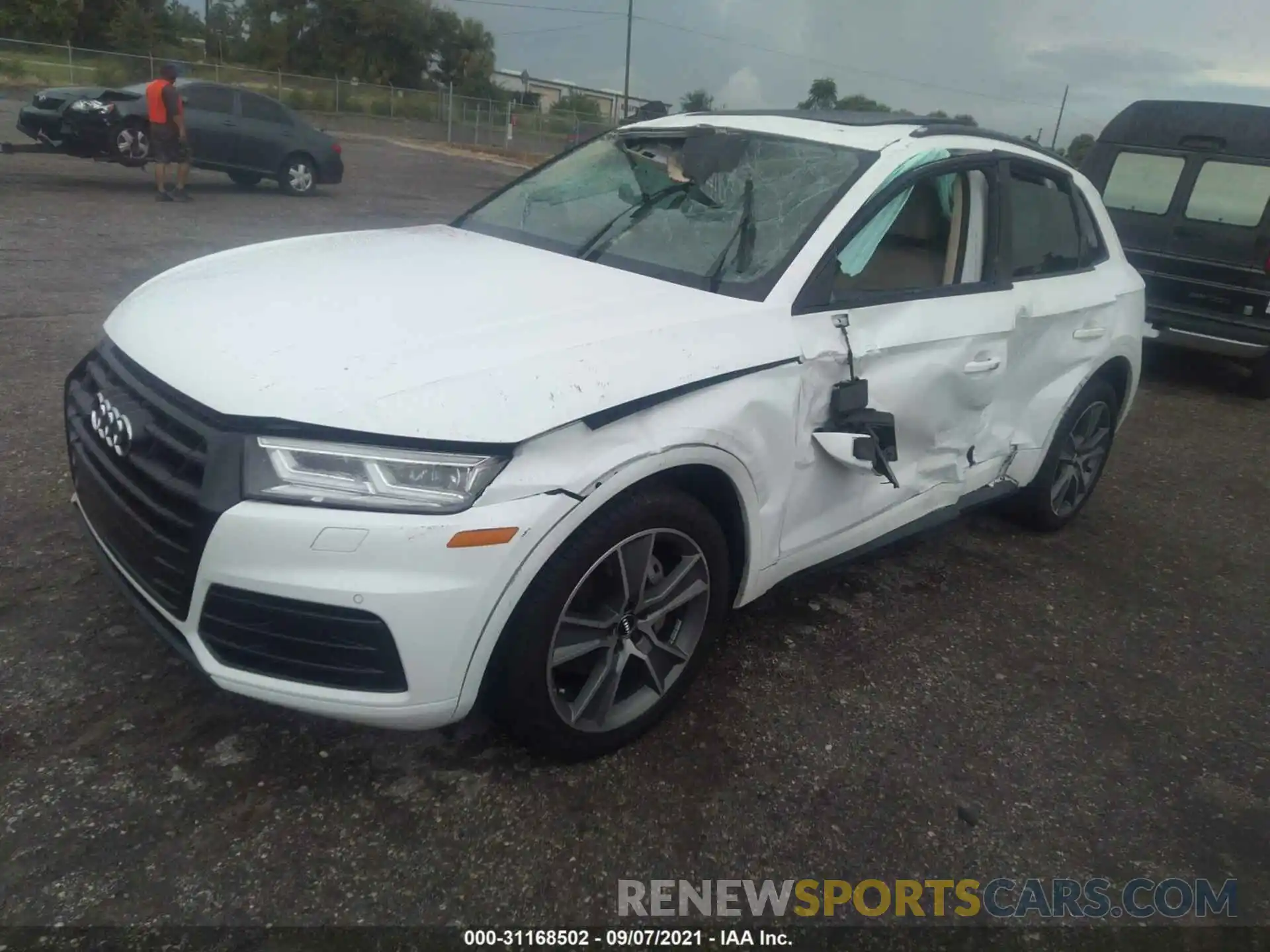 2 Photograph of a damaged car WA1BNBFYXK2025430 AUDI Q5 2019