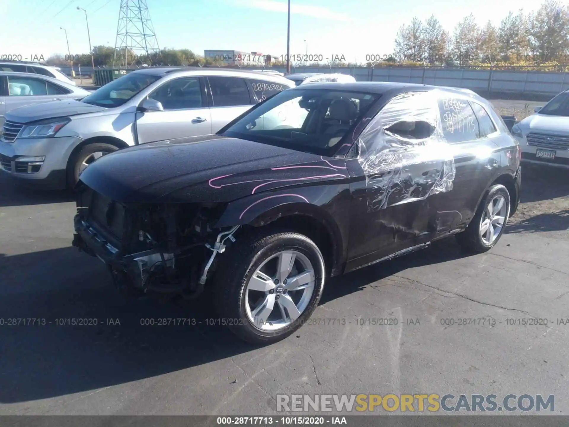 2 Photograph of a damaged car WA1CNAFY0K2023684 AUDI Q5 2019