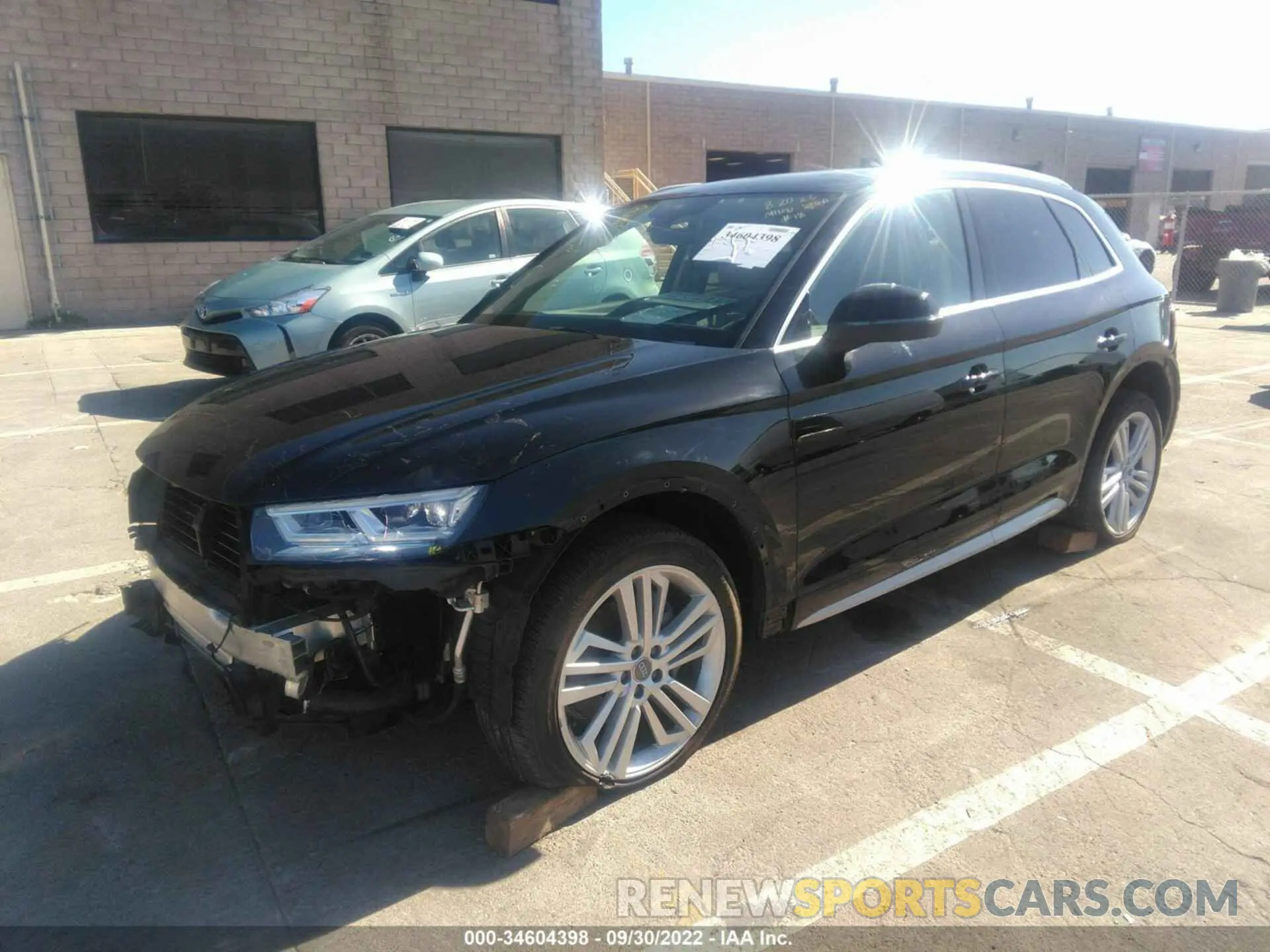 2 Photograph of a damaged car WA1CNAFY4K2046160 AUDI Q5 2019