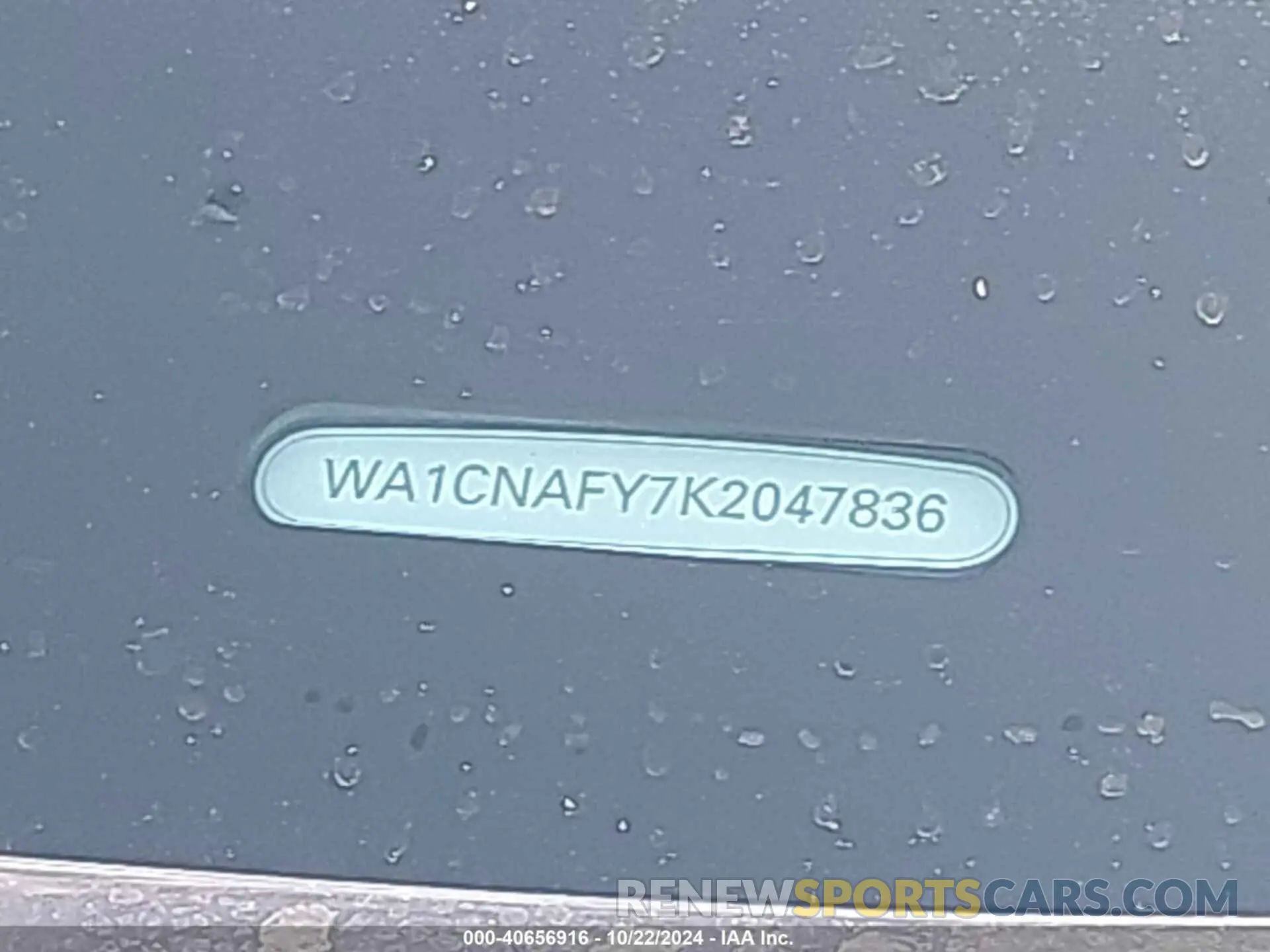 9 Photograph of a damaged car WA1CNAFY7K2047836 AUDI Q5 2019