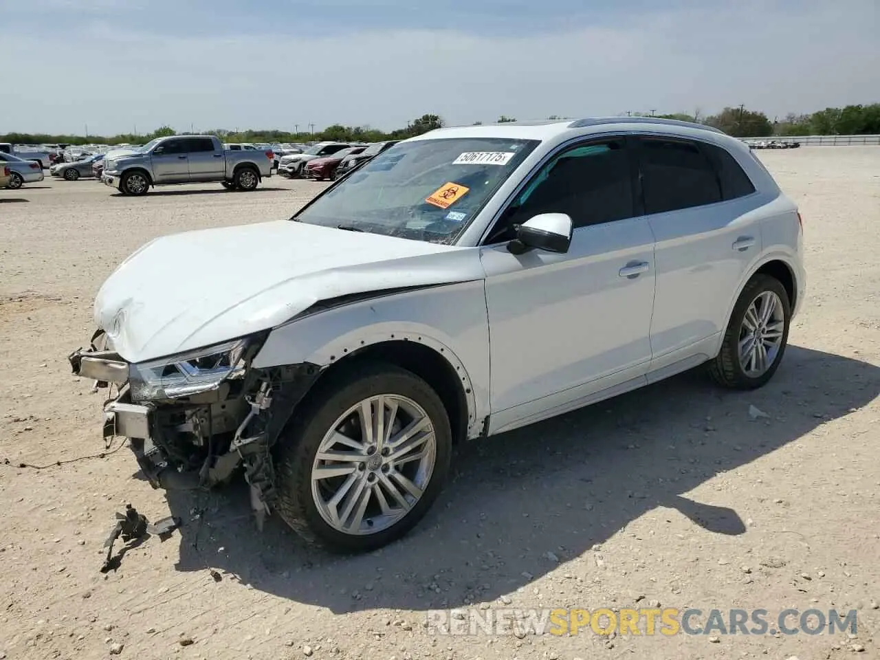 1 Photograph of a damaged car WA1CNAFY7K2132515 AUDI Q5 2019