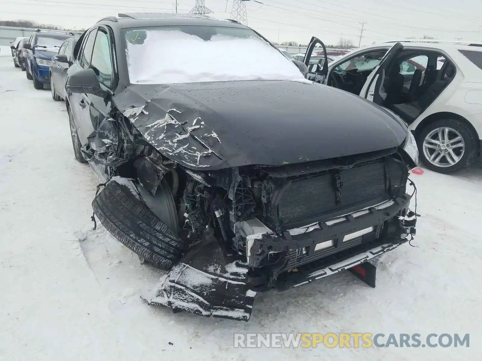 1 Photograph of a damaged car WA1CNAFY8K2021701 AUDI Q5 2019