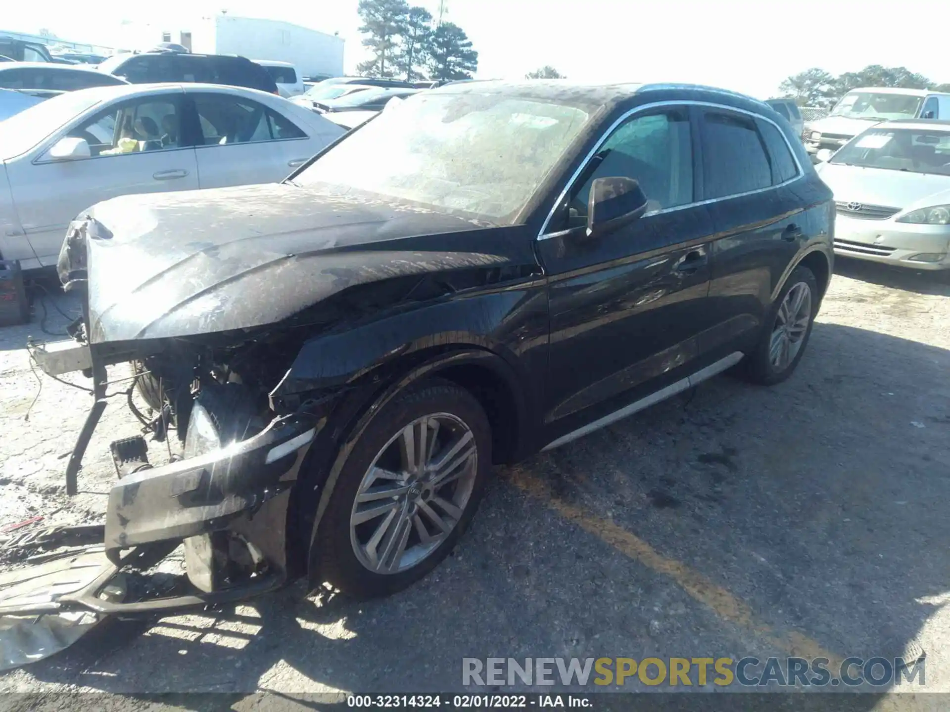 2 Photograph of a damaged car WA1CNAFY9K2073208 AUDI Q5 2019