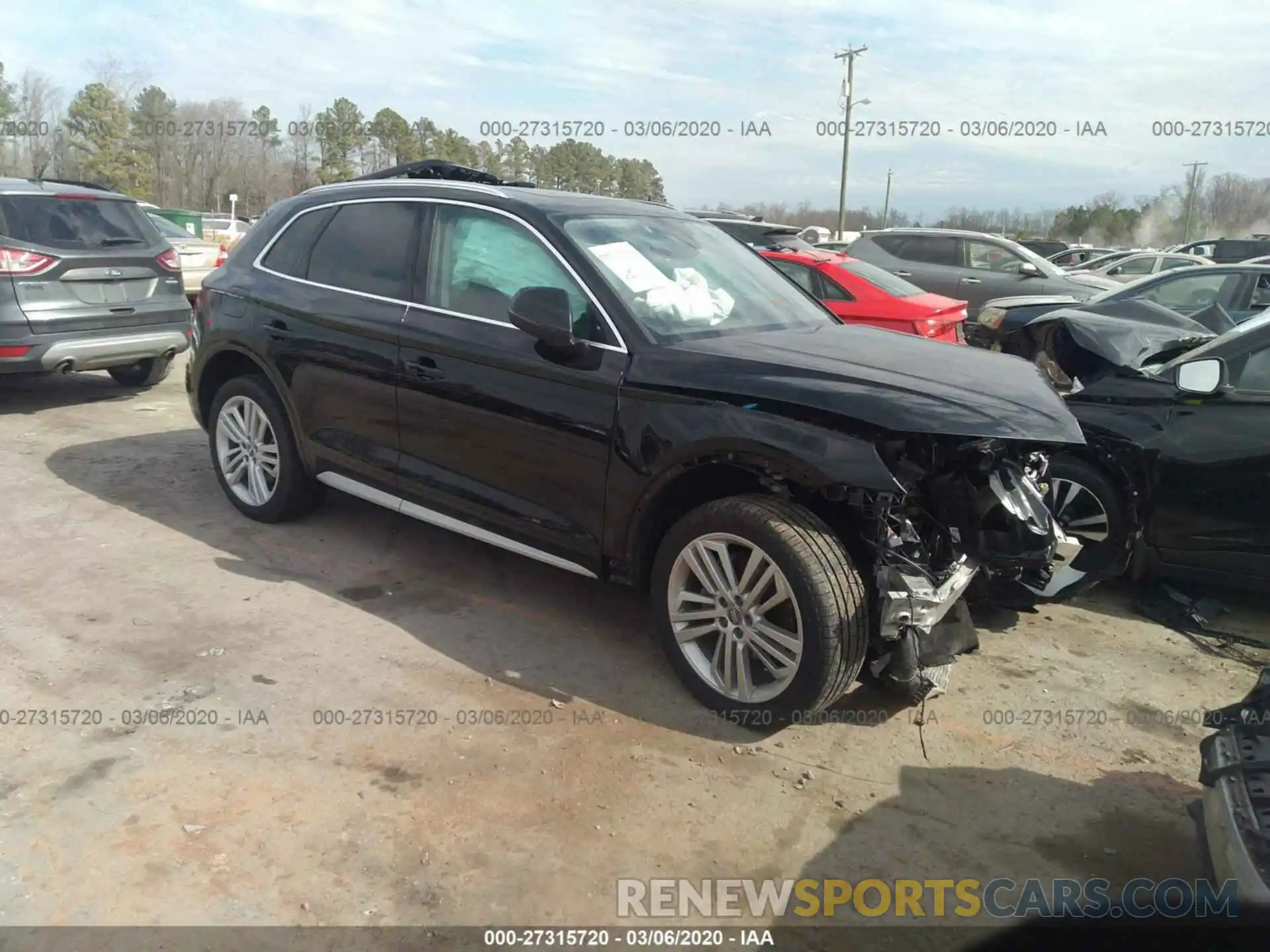 1 Photograph of a damaged car WA1CNAFY9K2118017 AUDI Q5 2019