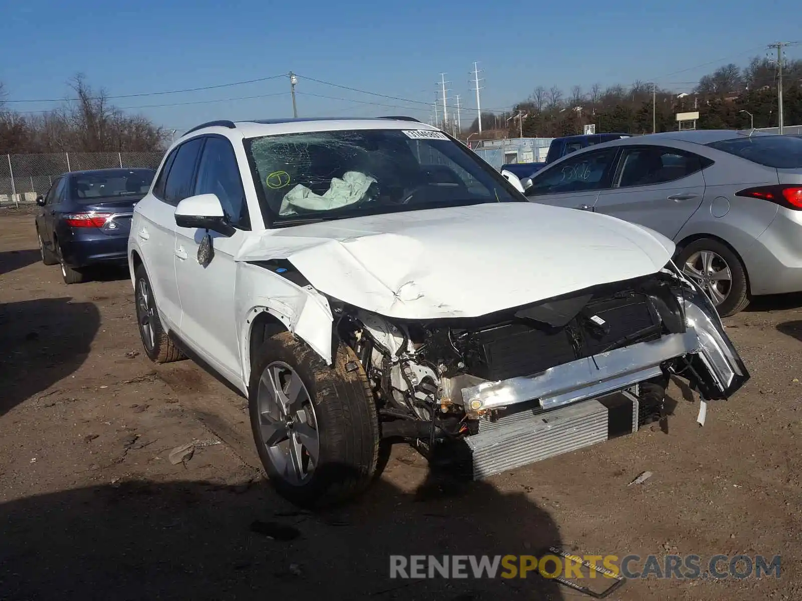 1 Photograph of a damaged car WA1ANAFY1L2102726 AUDI Q5 2020