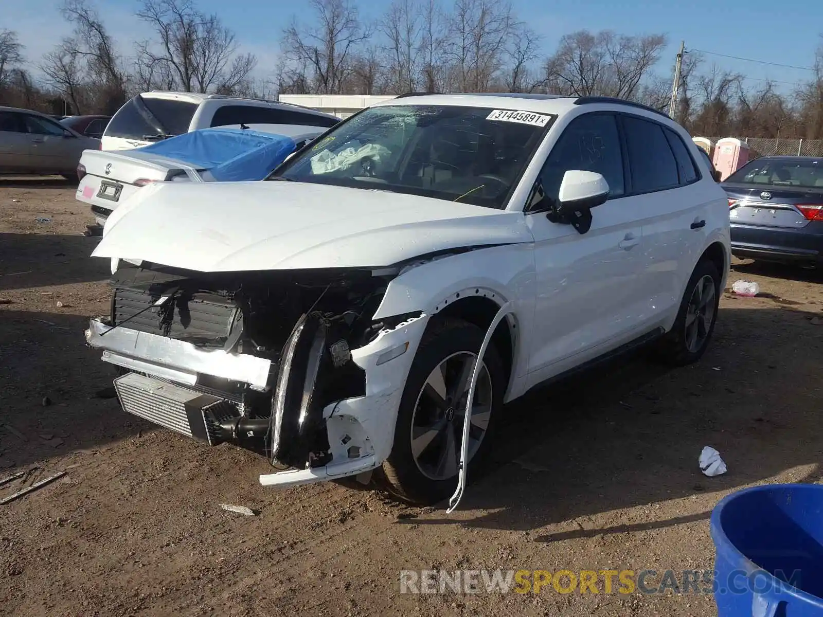 2 Photograph of a damaged car WA1ANAFY1L2102726 AUDI Q5 2020