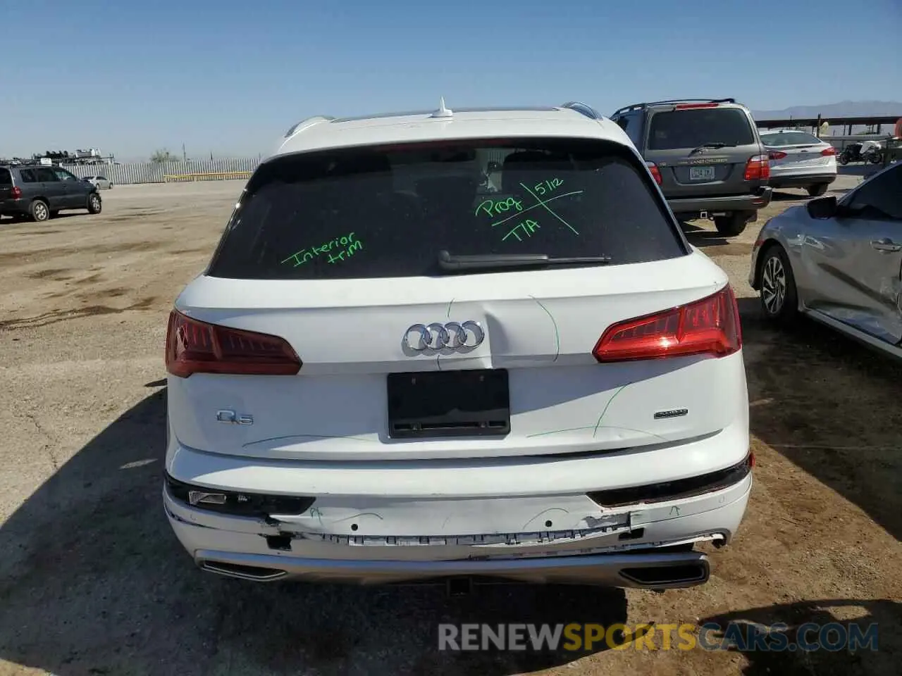 6 Photograph of a damaged car WA1ANAFY3L2013367 AUDI Q5 2020