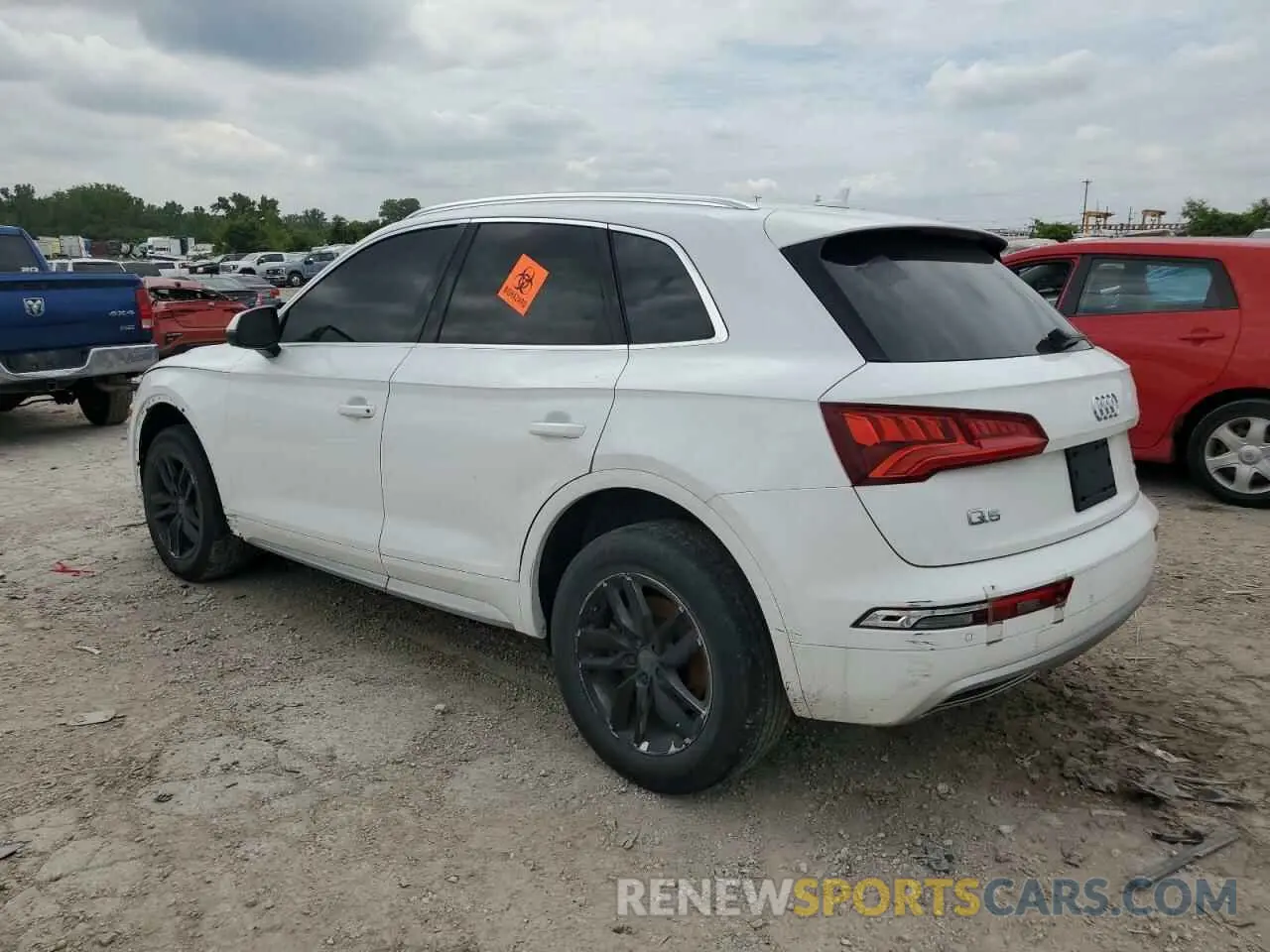 2 Photograph of a damaged car WA1ANAFY4L2021302 AUDI Q5 2020