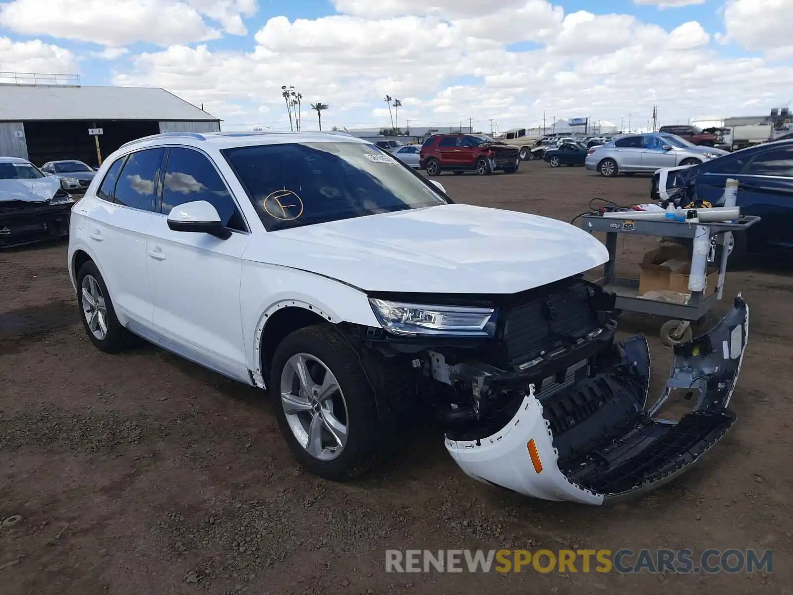 1 Photograph of a damaged car WA1ANAFY4L2064473 AUDI Q5 2020