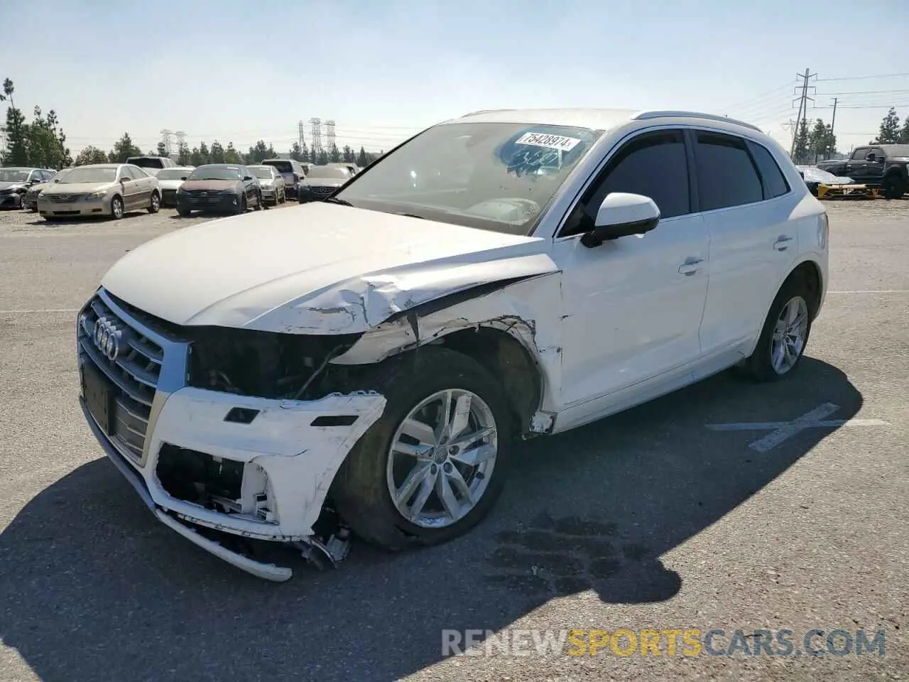 1 Photograph of a damaged car WA1ANAFY5L2039890 AUDI Q5 2020