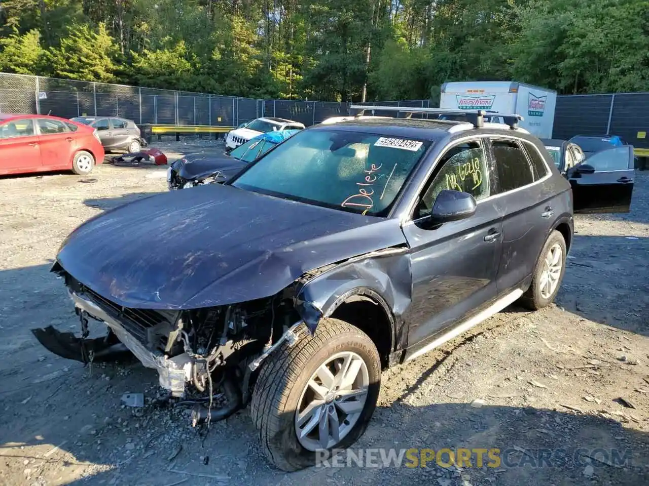 2 Photograph of a damaged car WA1ANAFY5L2040733 AUDI Q5 2020