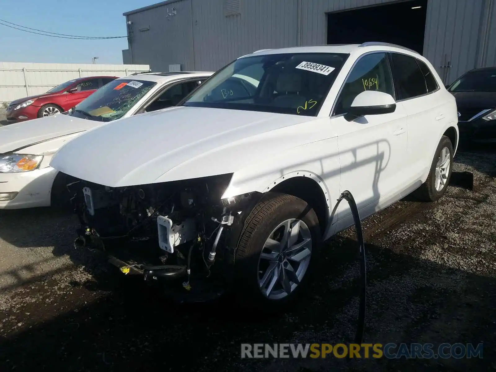 2 Photograph of a damaged car WA1ANAFY6L2067245 AUDI Q5 2020