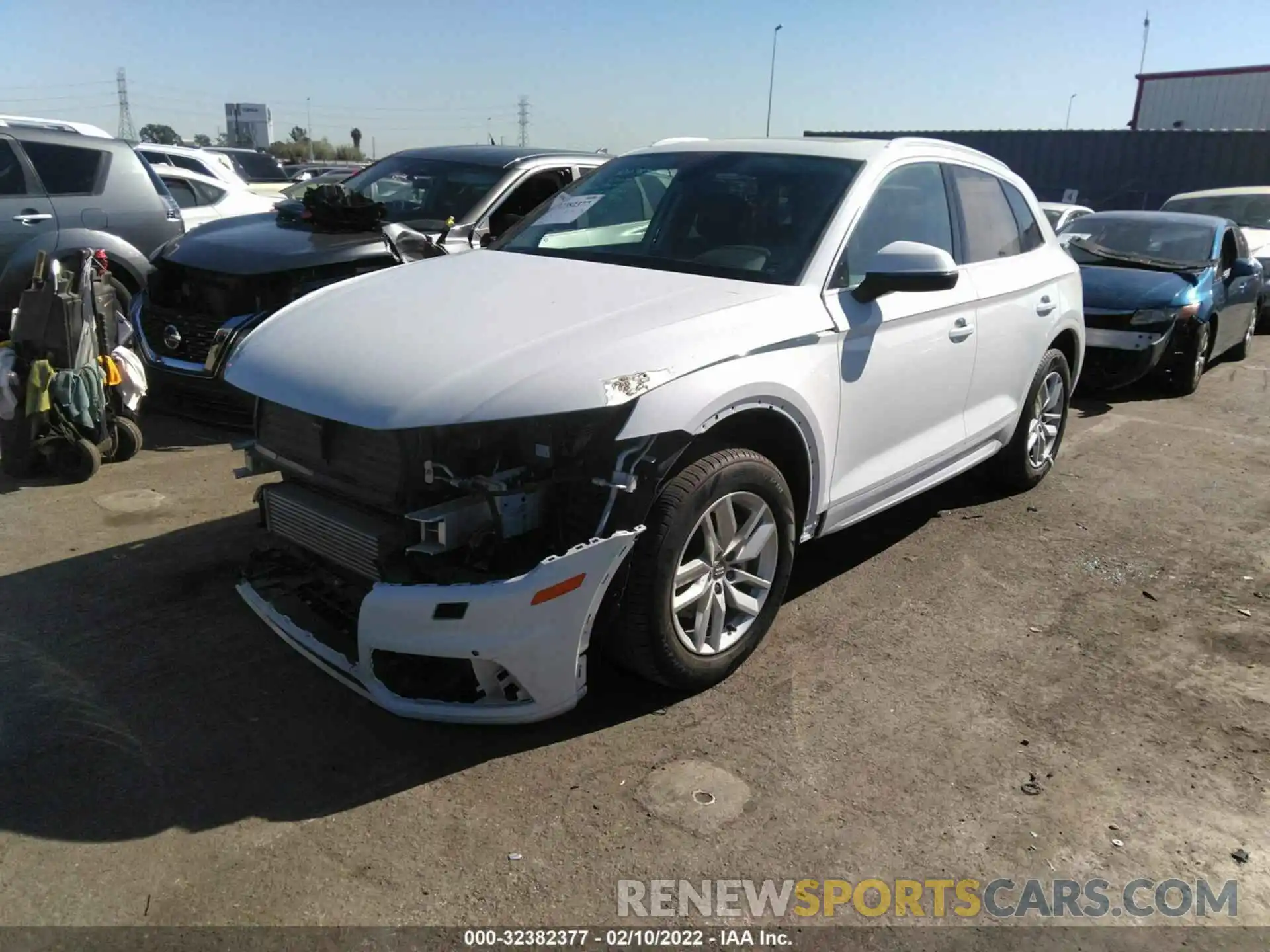 2 Photograph of a damaged car WA1ANAFY8L2064766 AUDI Q5 2020