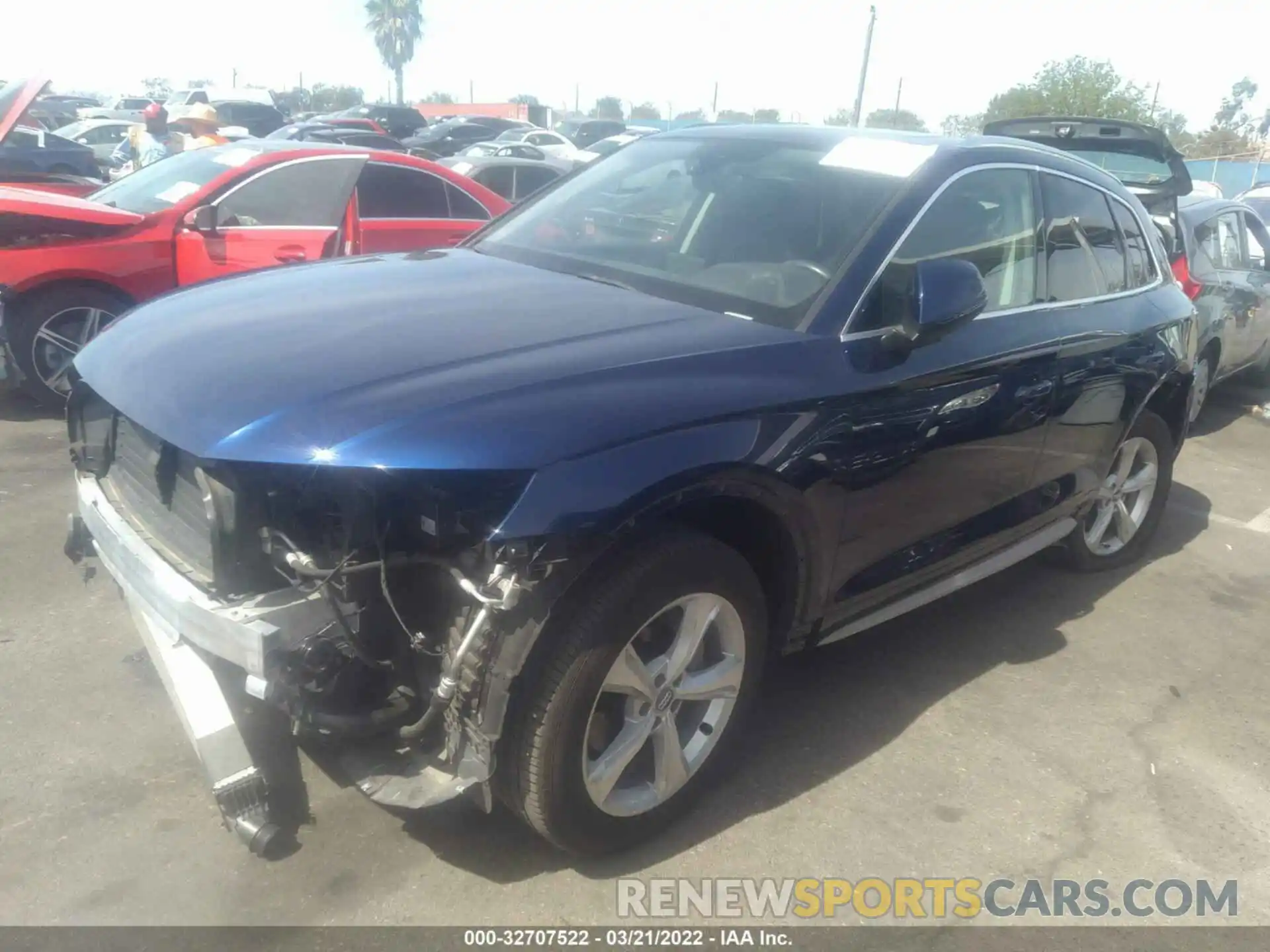 2 Photograph of a damaged car WA1ANAFY8L2078764 AUDI Q5 2020