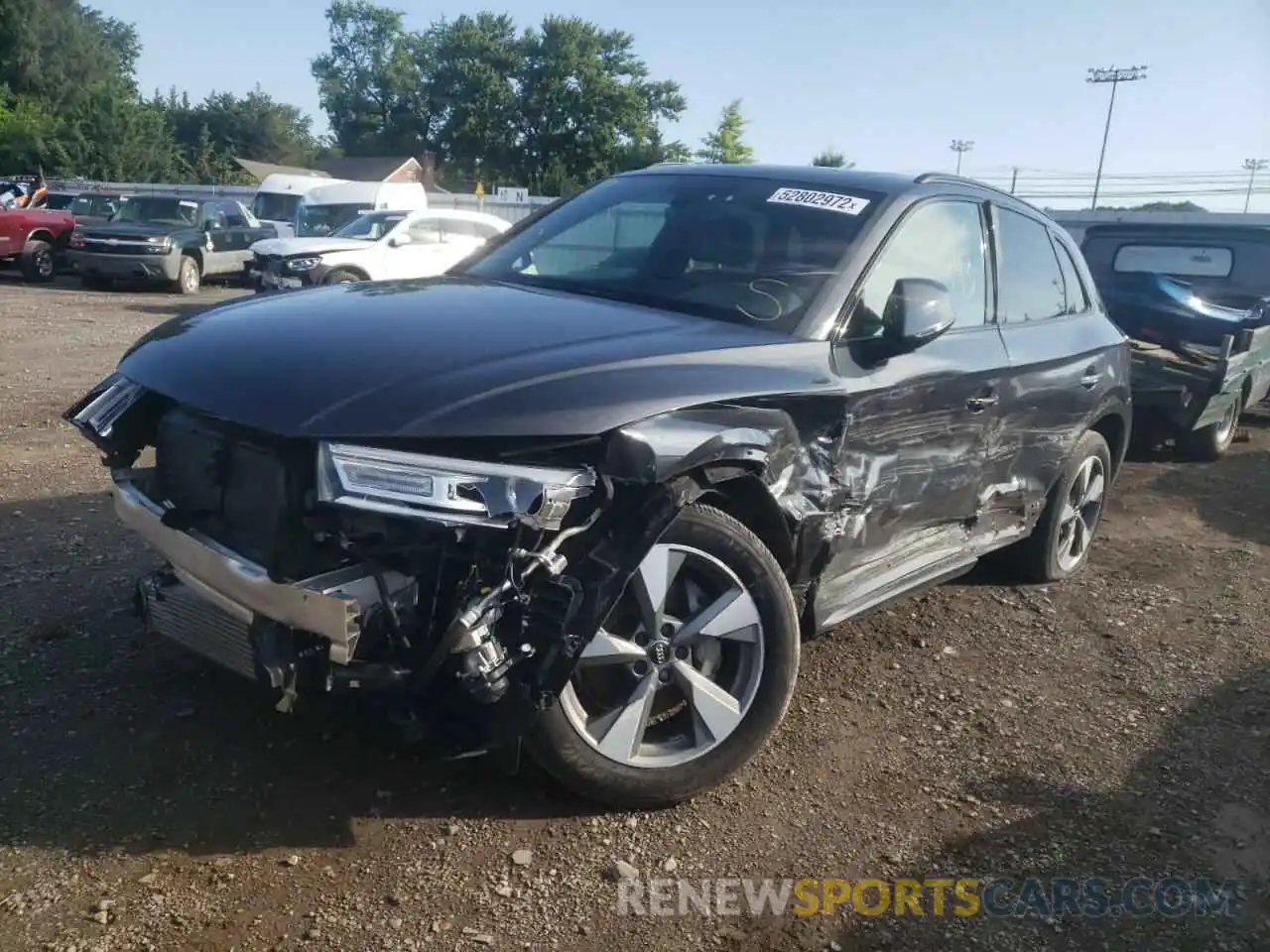 2 Photograph of a damaged car WA1ANAFYXL2077020 AUDI Q5 2020