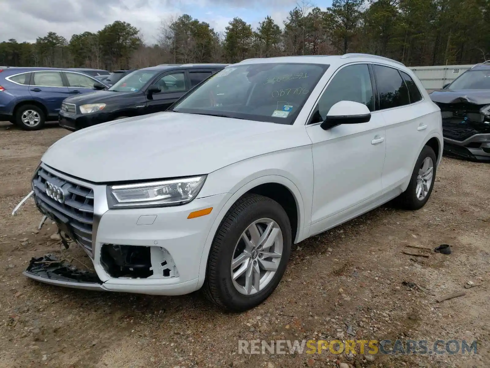 2 Photograph of a damaged car WA1ANAFYXL2087708 AUDI Q5 2020