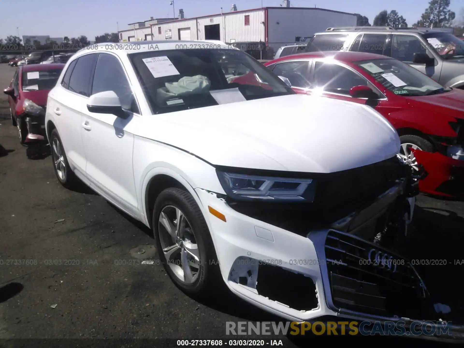 1 Photograph of a damaged car WA1BNAFY0L2010527 AUDI Q5 2020