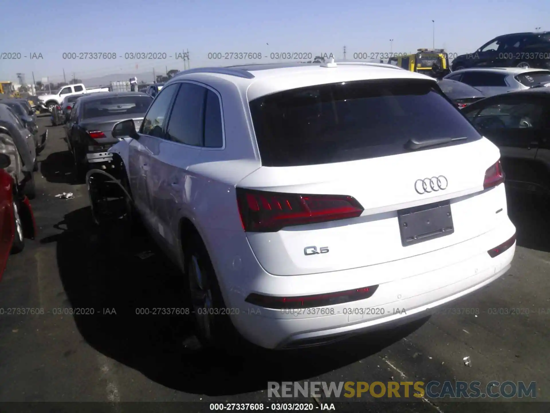 3 Photograph of a damaged car WA1BNAFY0L2010527 AUDI Q5 2020