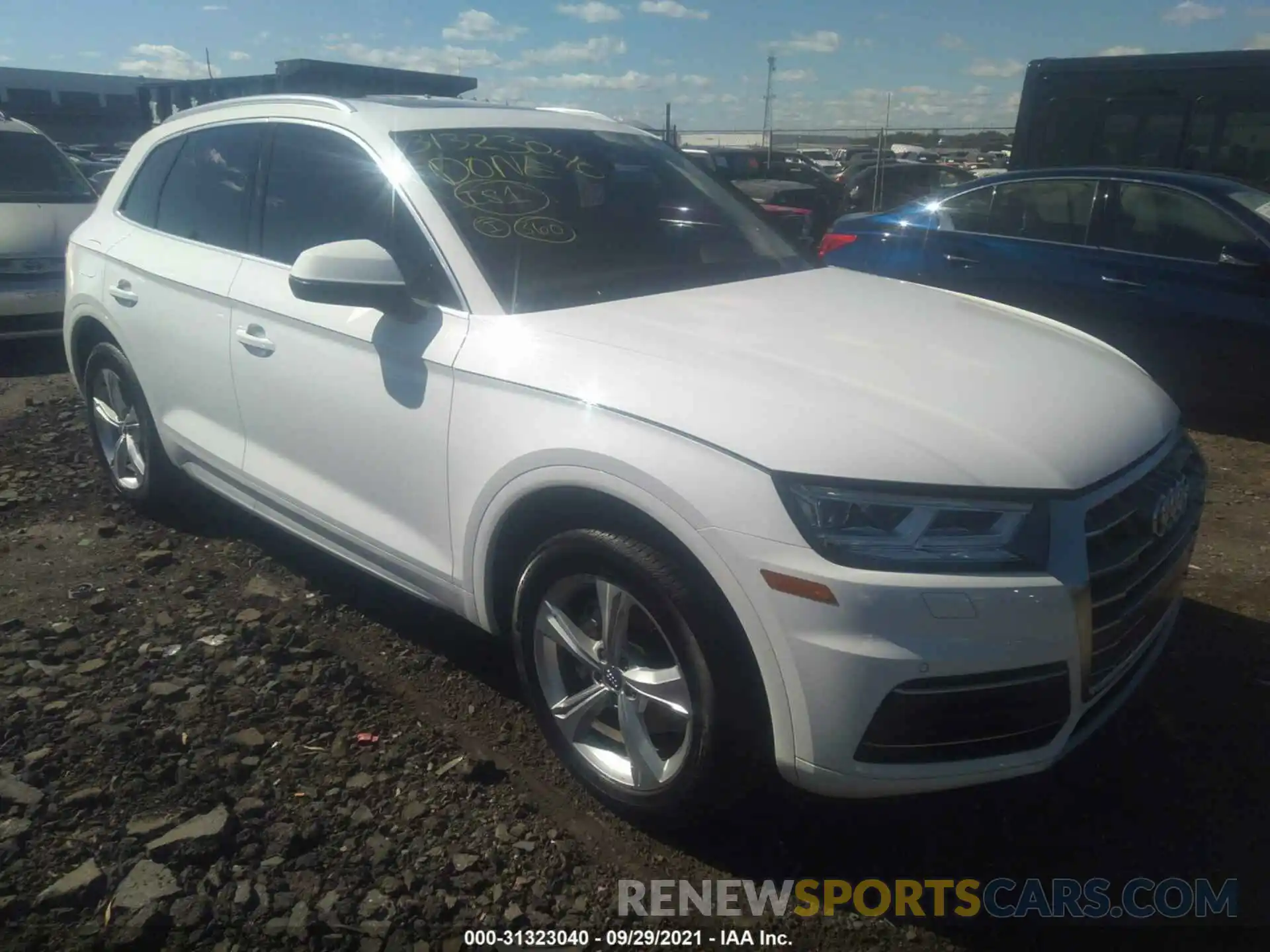 1 Photograph of a damaged car WA1BNAFY1L2058523 AUDI Q5 2020