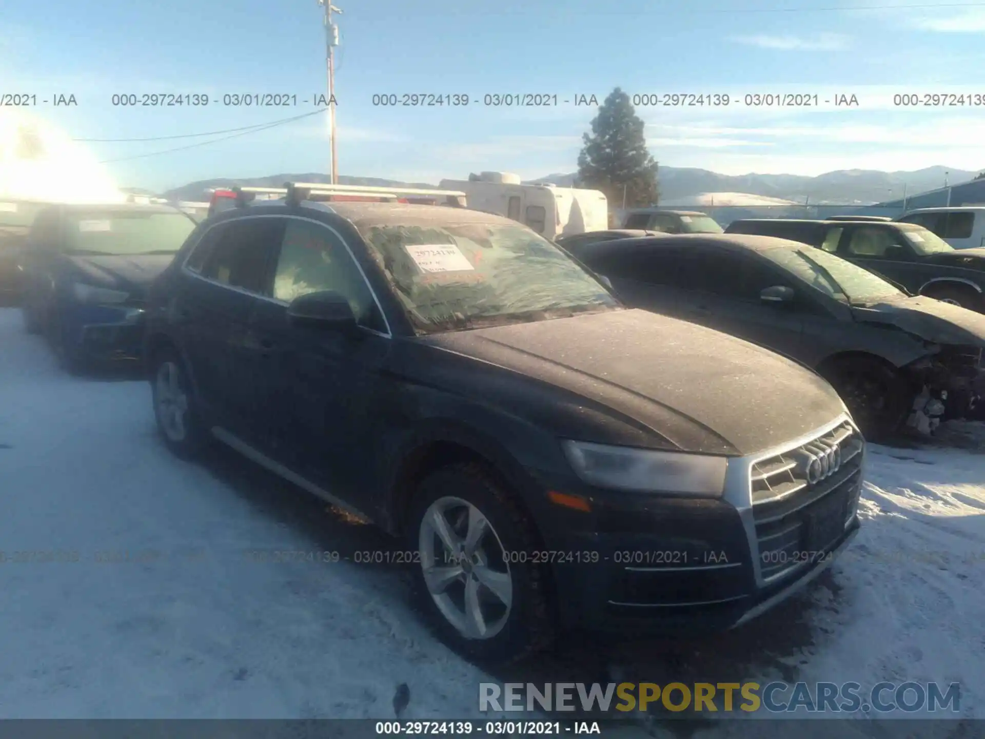 1 Photograph of a damaged car WA1BNAFY2L2075217 AUDI Q5 2020