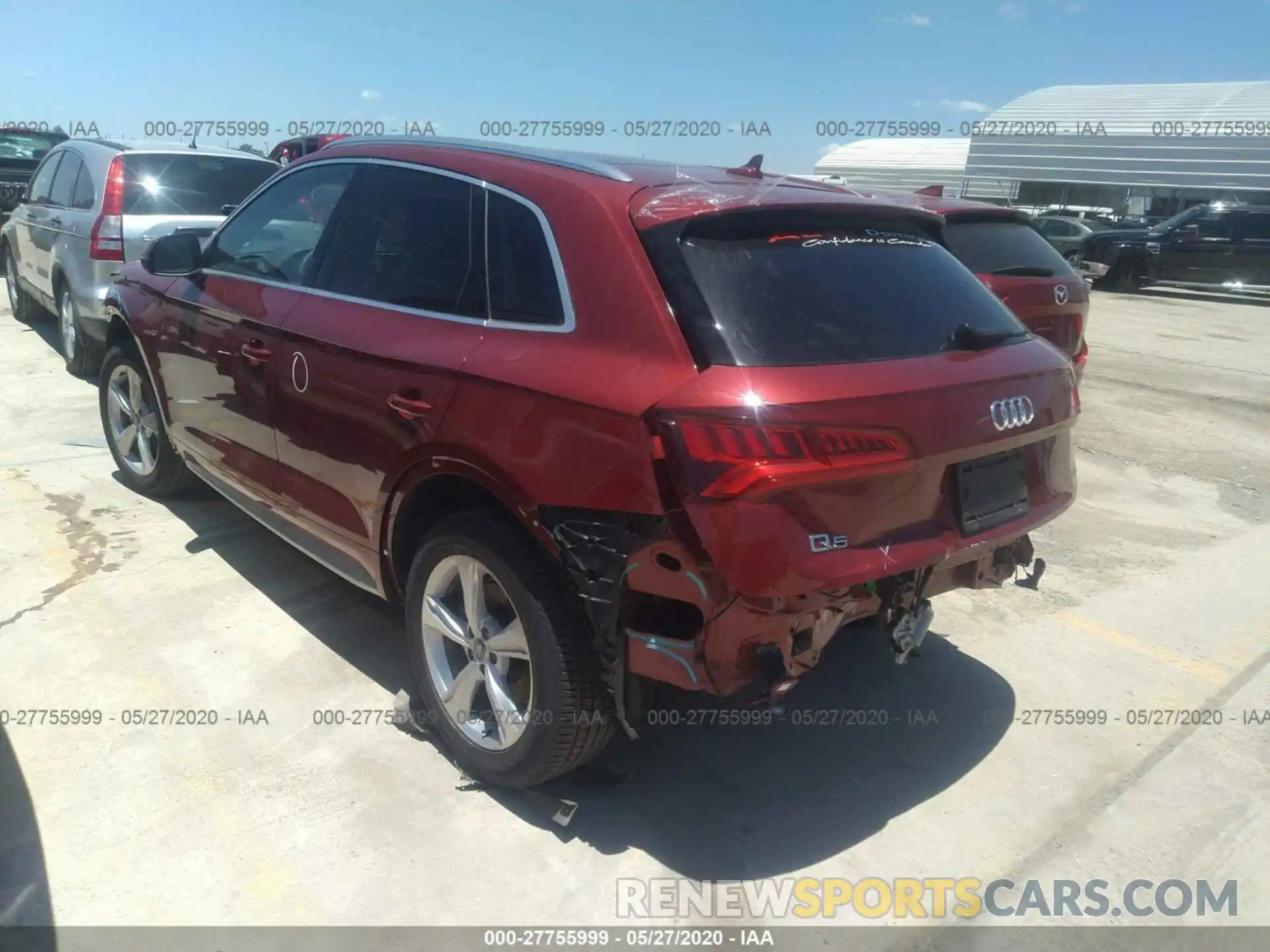 3 Photograph of a damaged car WA1BNAFY5L2007672 AUDI Q5 2020