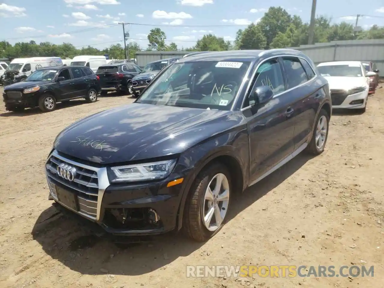 2 Photograph of a damaged car WA1BNAFY5L2092271 AUDI Q5 2020