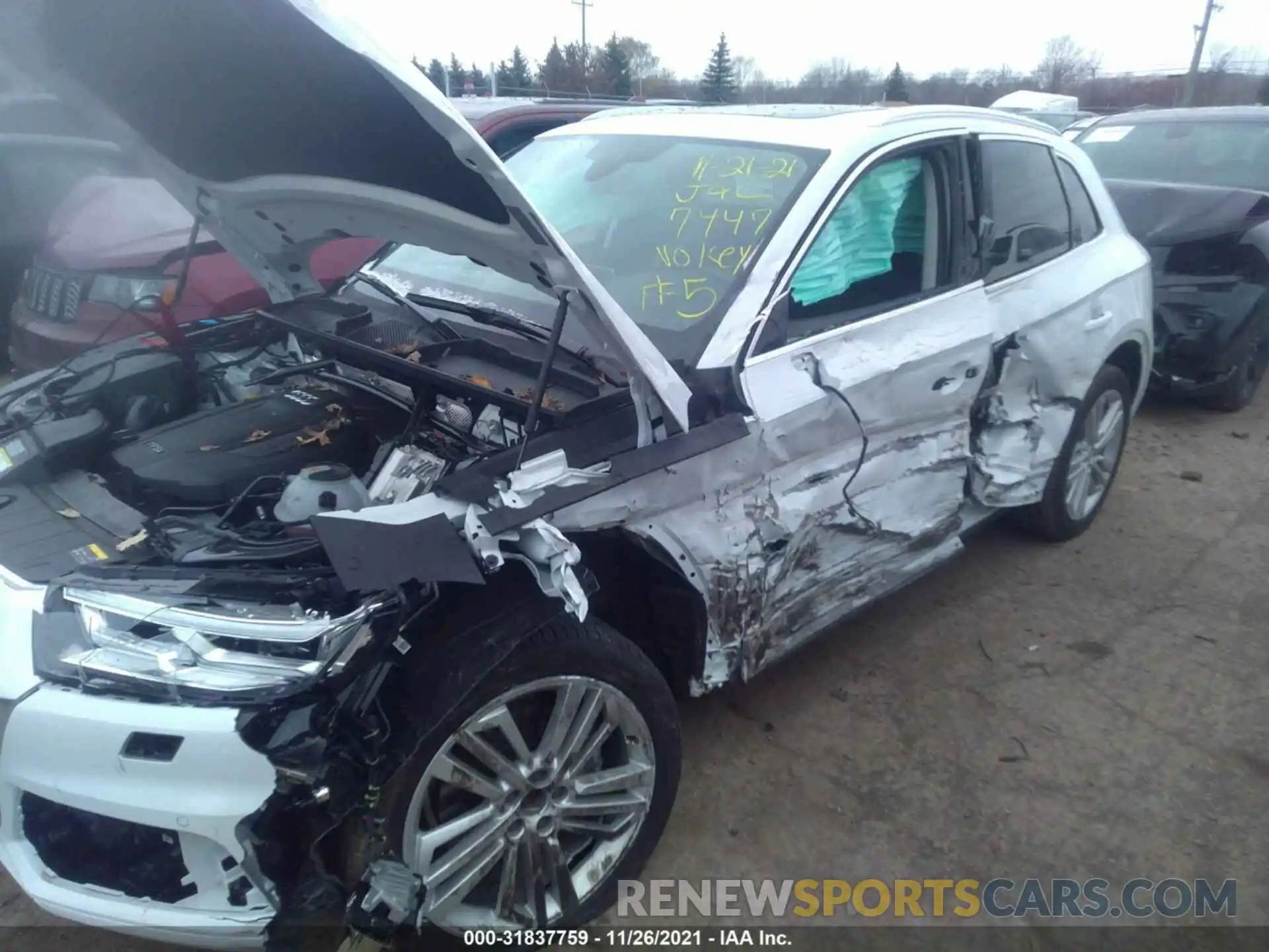 6 Photograph of a damaged car WA1BNAFY6L2057447 AUDI Q5 2020