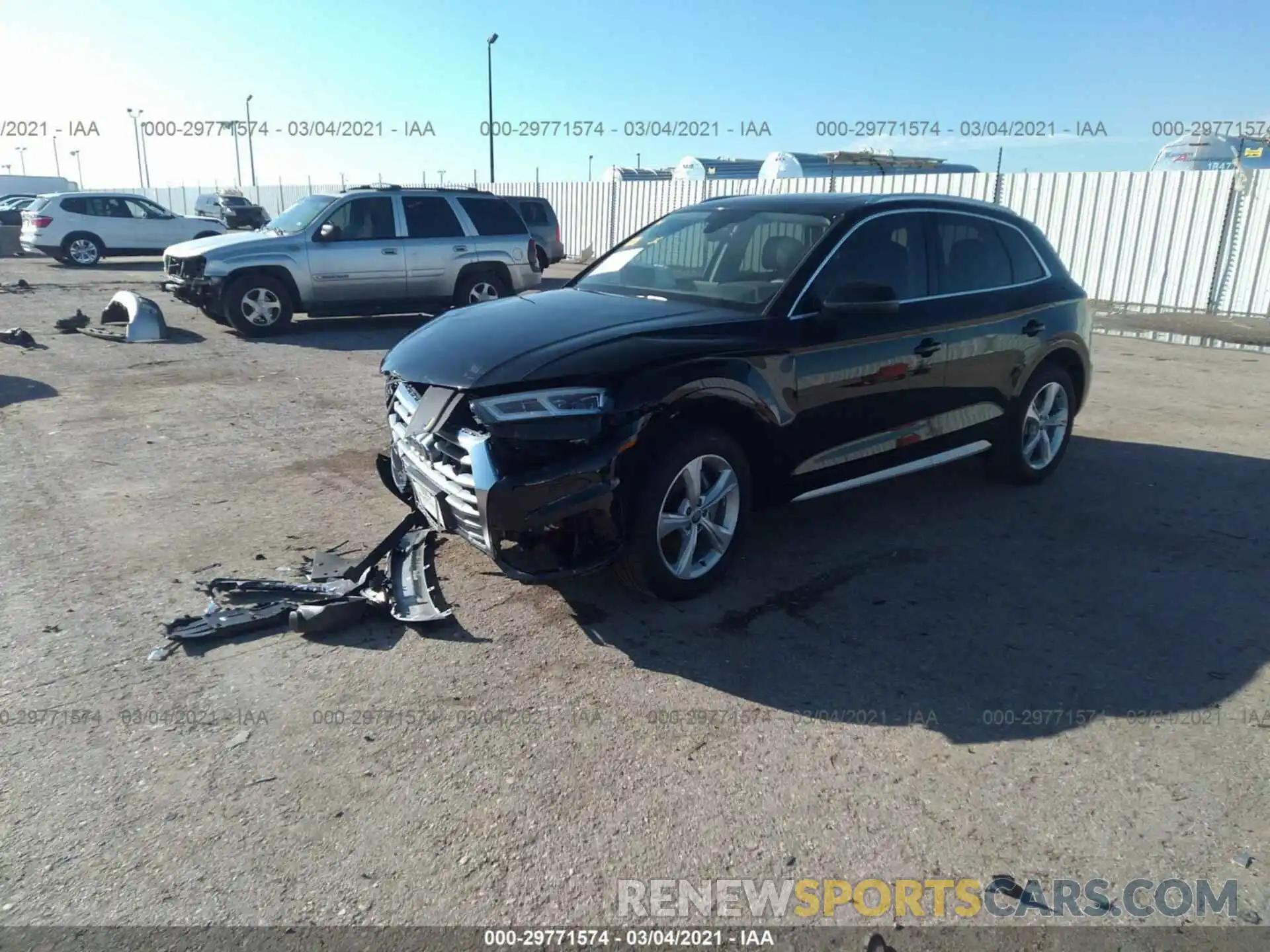 2 Photograph of a damaged car WA1BNAFY7L2072622 AUDI Q5 2020