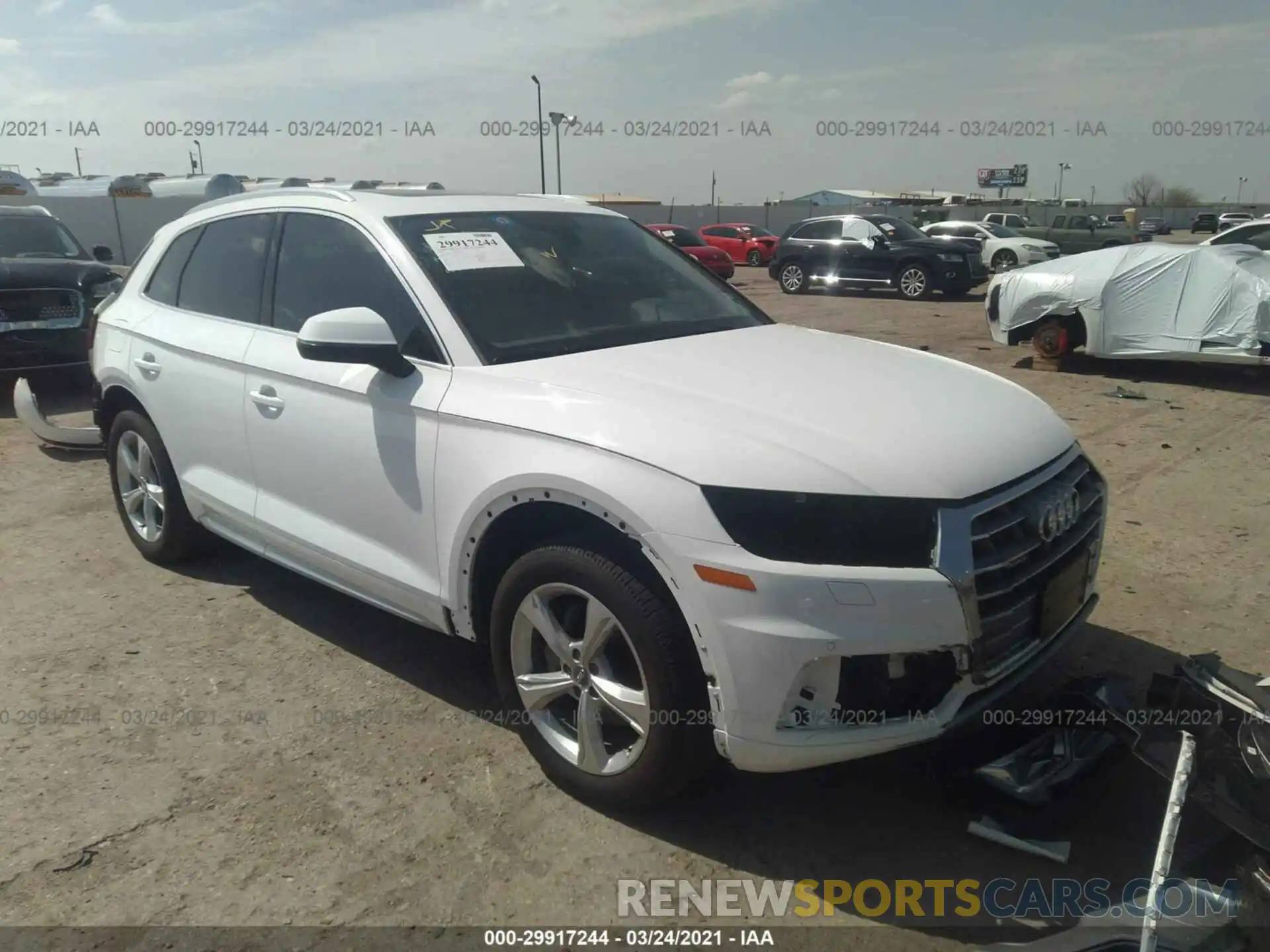 1 Photograph of a damaged car WA1BNAFY8L2072984 AUDI Q5 2020