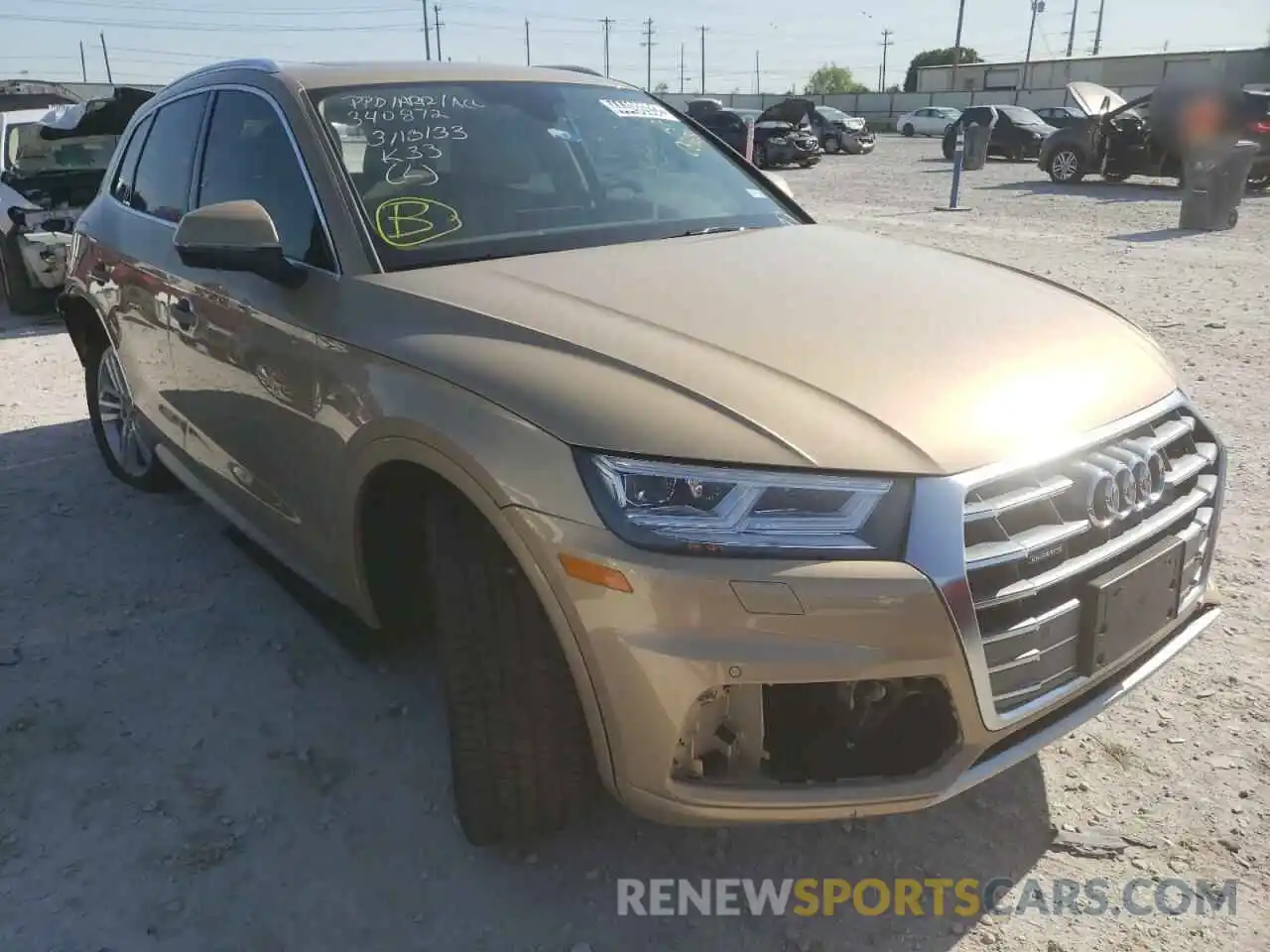 1 Photograph of a damaged car WA1BNAFY8L2083628 AUDI Q5 2020