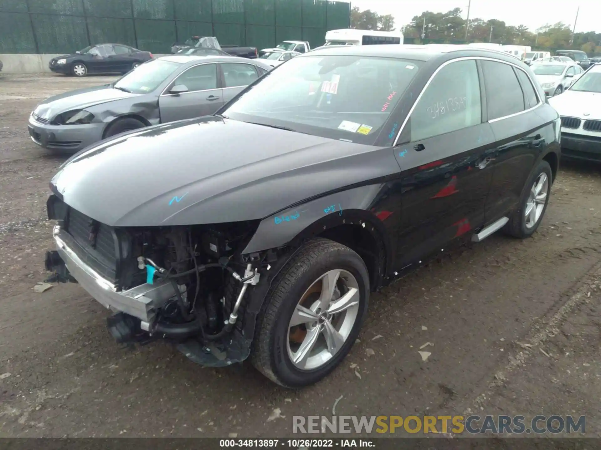 2 Photograph of a damaged car WA1BNAFY9L2054705 AUDI Q5 2020