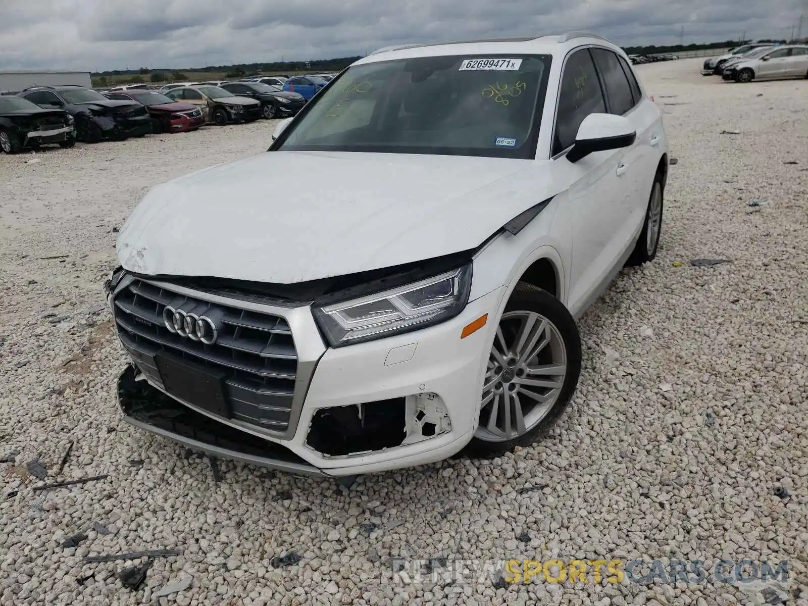 2 Photograph of a damaged car WA1BNAFYXL2016805 AUDI Q5 2020