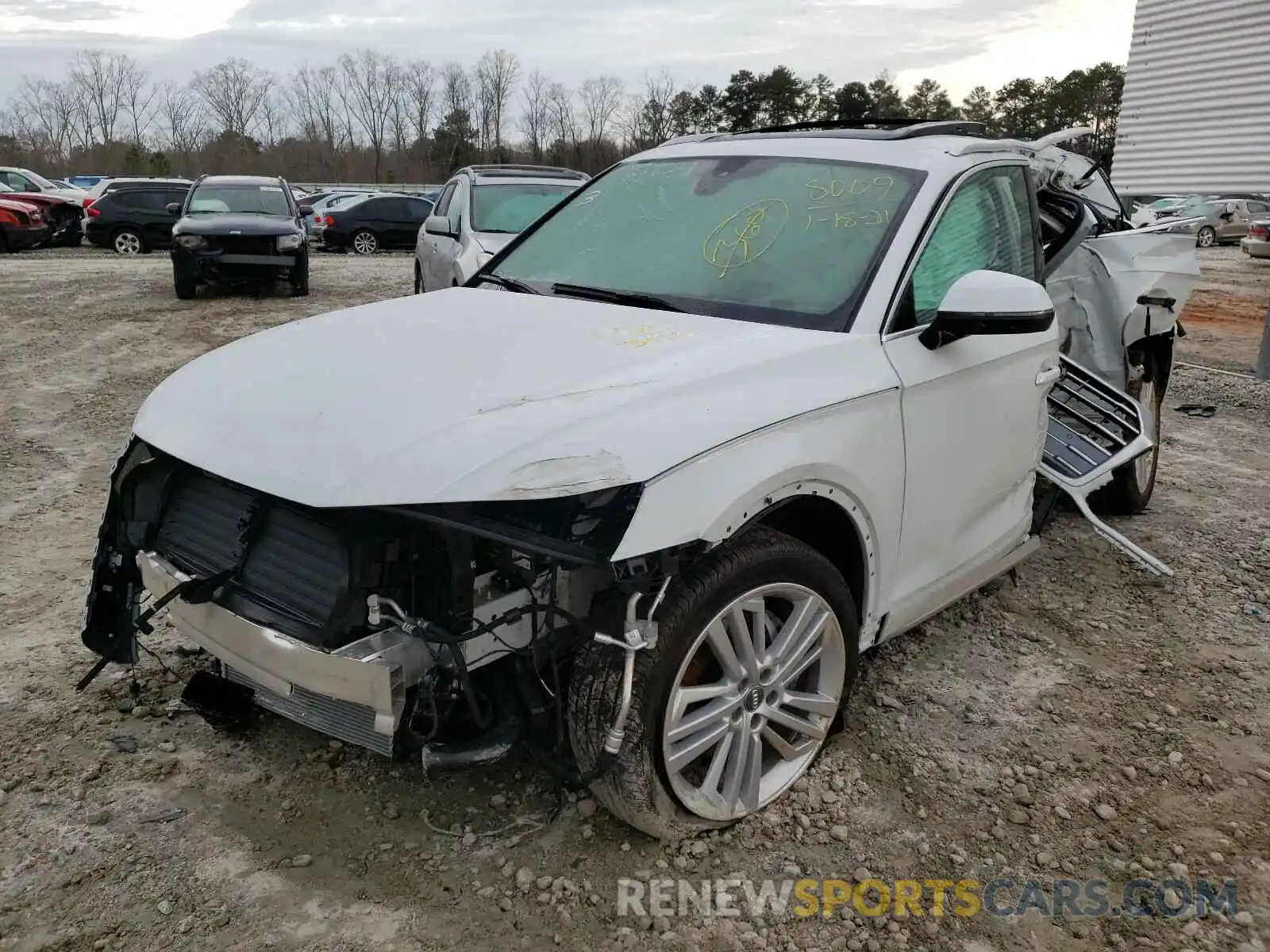 2 Photograph of a damaged car WA1CNAFY5L2098009 AUDI Q5 2020