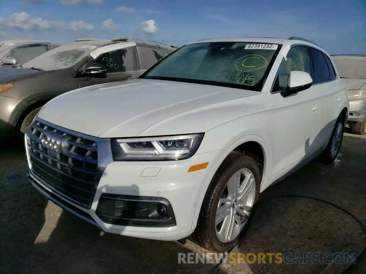 2 Photograph of a damaged car WA1CNAFY9L2100490 AUDI Q5 2020