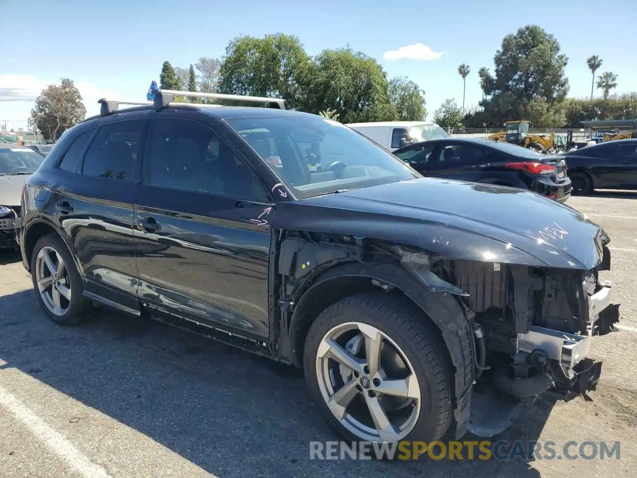 4 Photograph of a damaged car WA1ENAFY9L2075955 AUDI Q5 2020