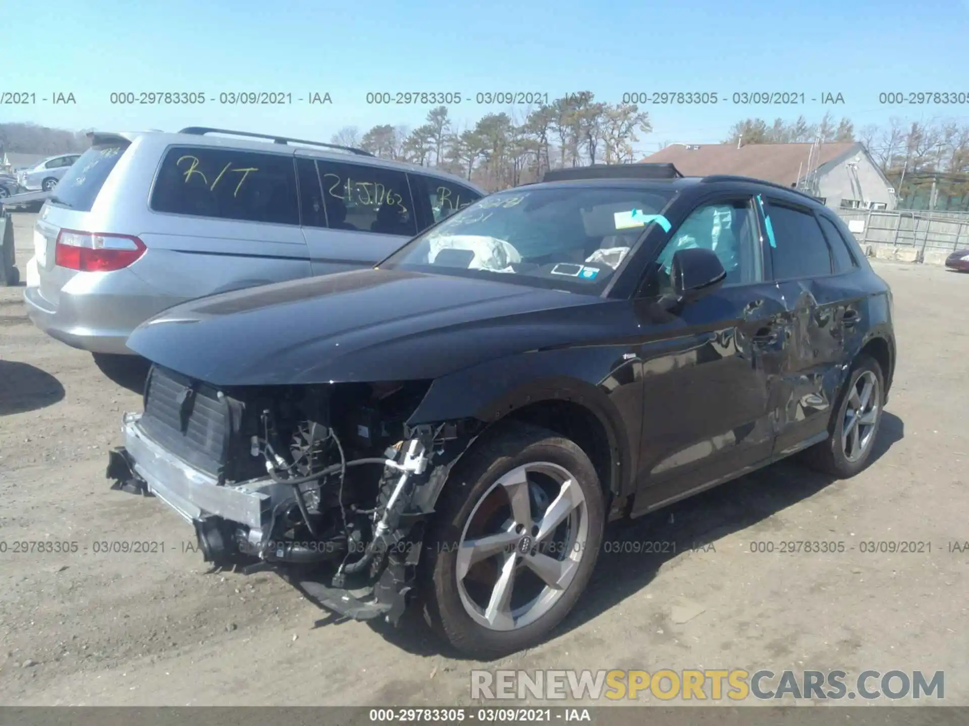 2 Photograph of a damaged car WA1ENAFY9L2084123 AUDI Q5 2020