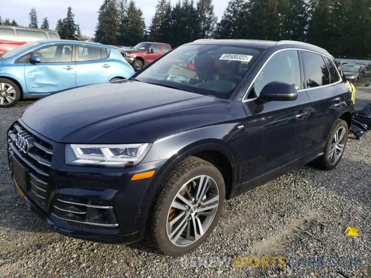 1 Photograph of a damaged car WA1F2AFY1L2045409 AUDI Q5 2020