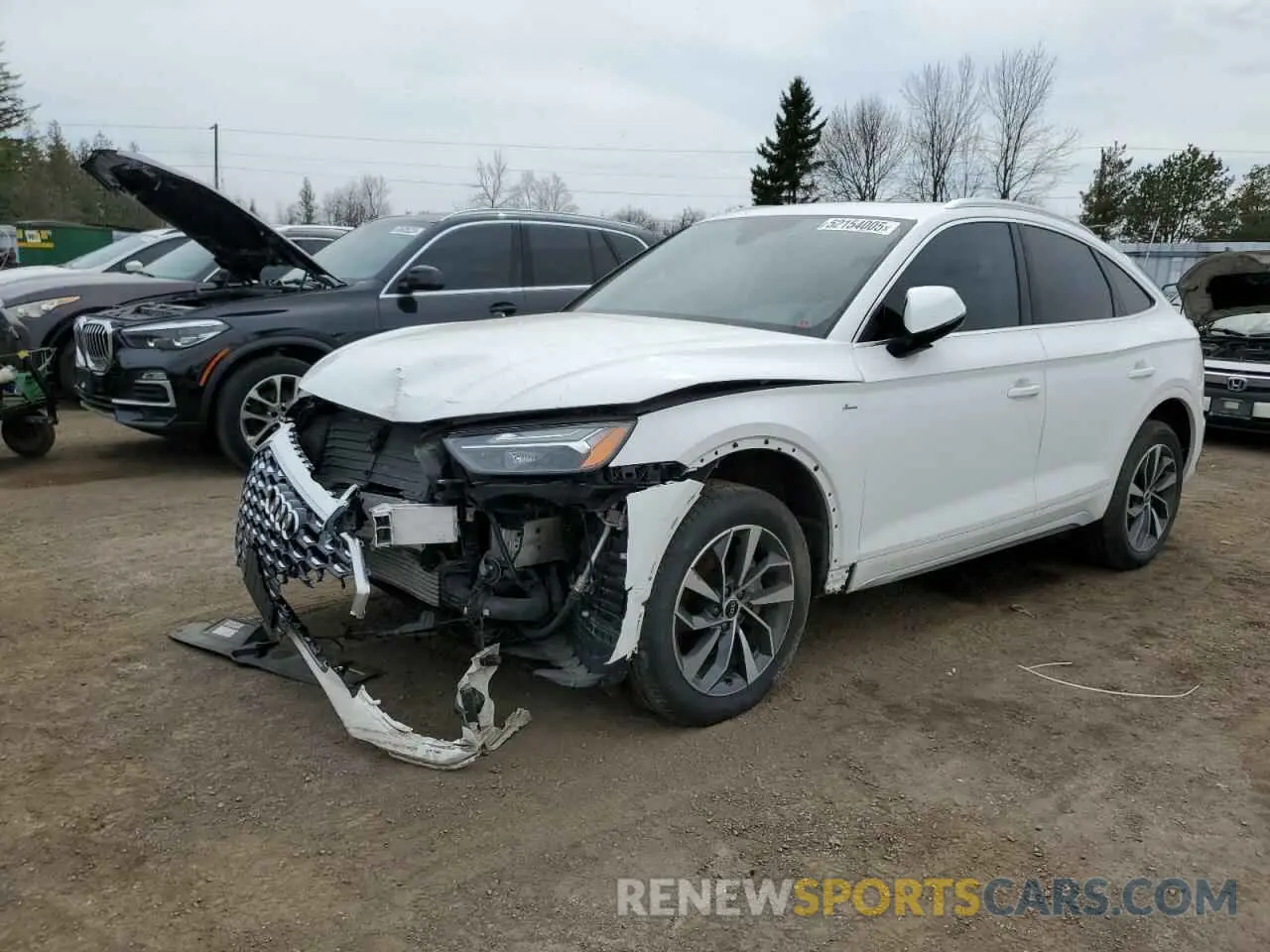 1 Photograph of a damaged car WA14AAFY6M2084623 AUDI Q5 2021