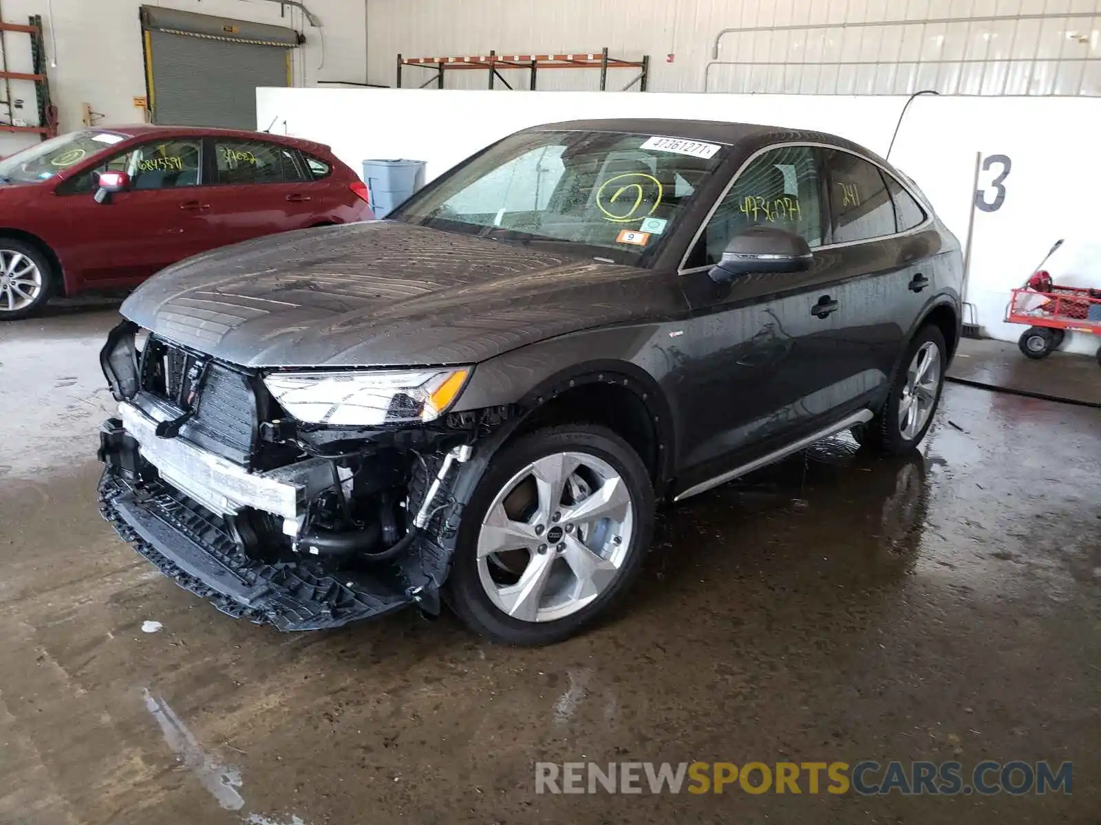 2 Photograph of a damaged car WA15AAFY2M2089807 AUDI Q5 2021